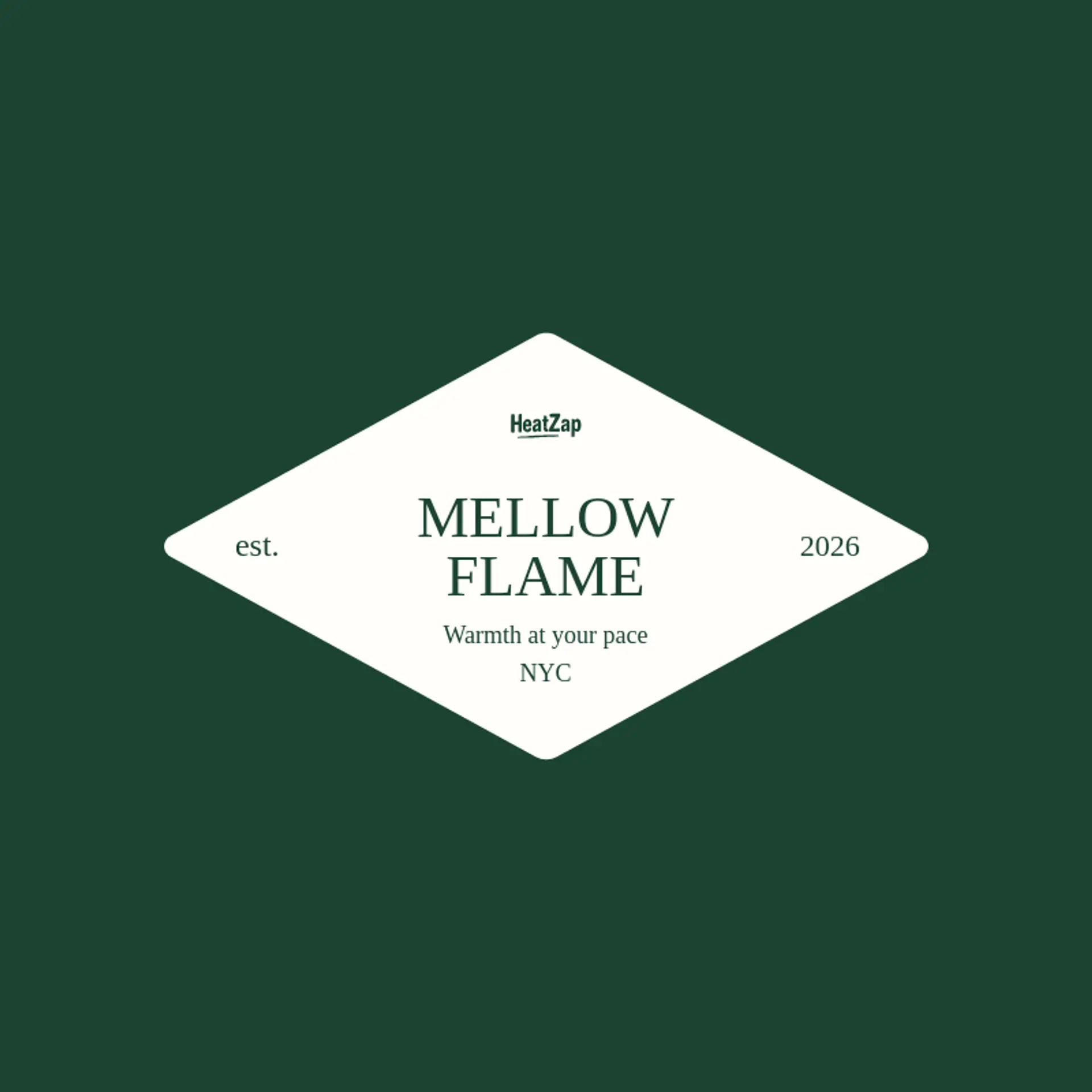 Mellow Flame logo for heat