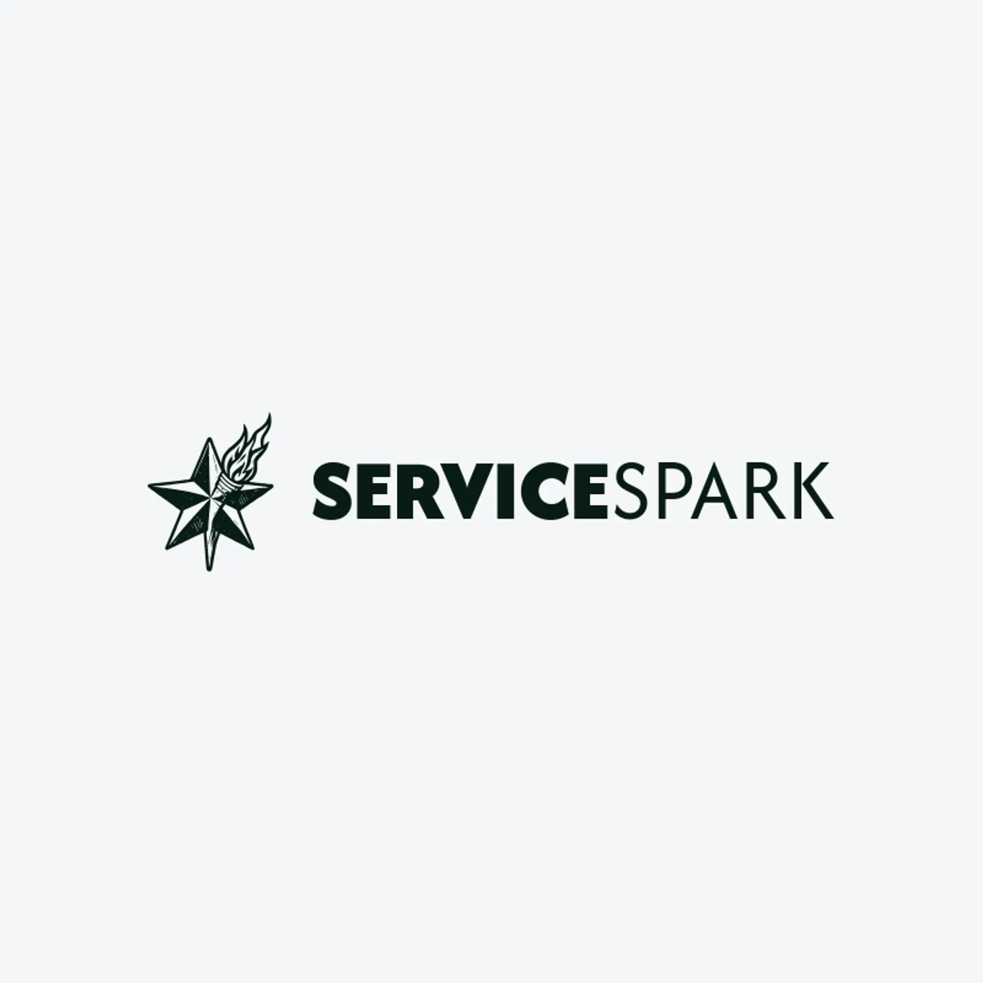 Service Spark logo for veteran owned