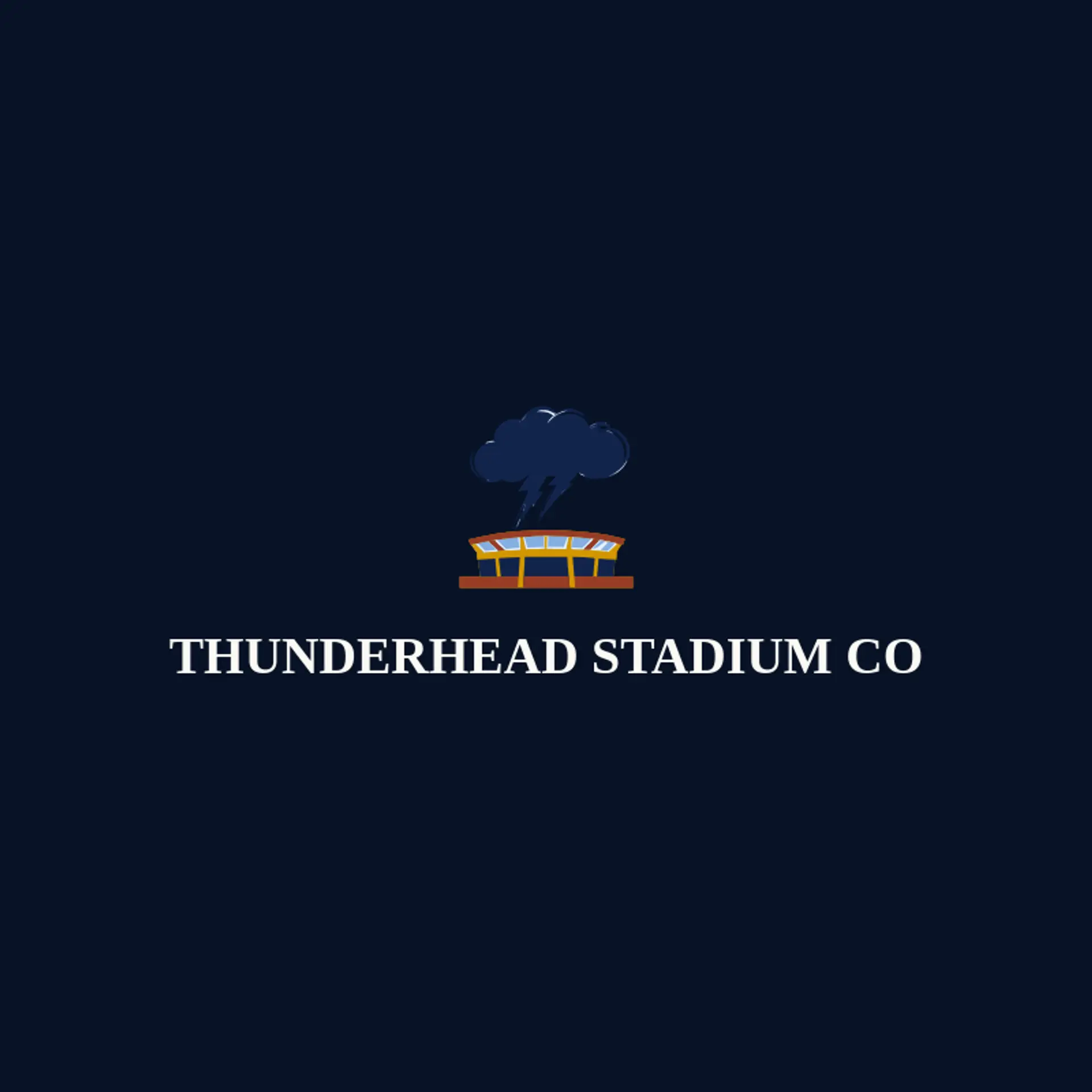 Thunderhead Stadium Co logo for stadium