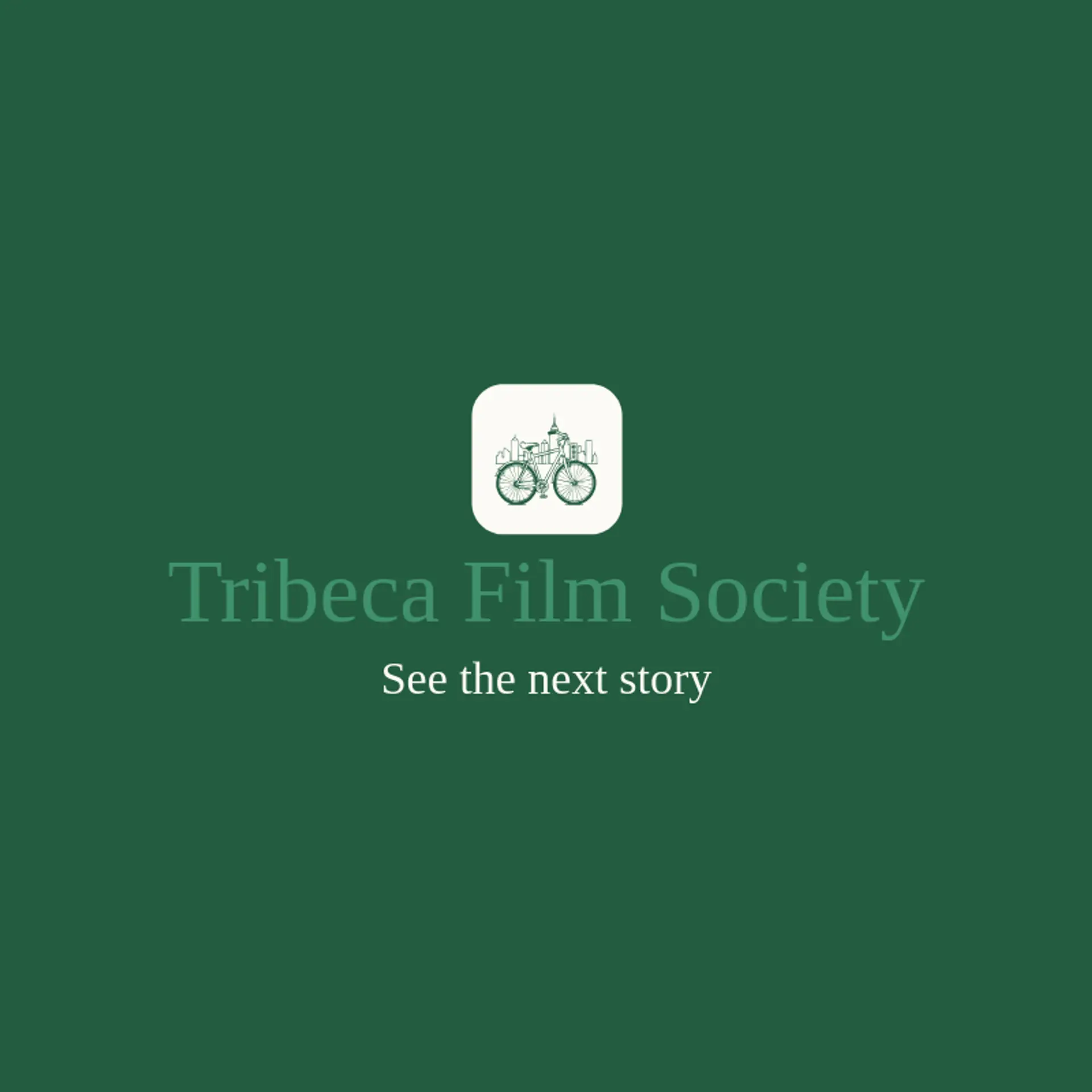 Tribeca Film Society logo for new york