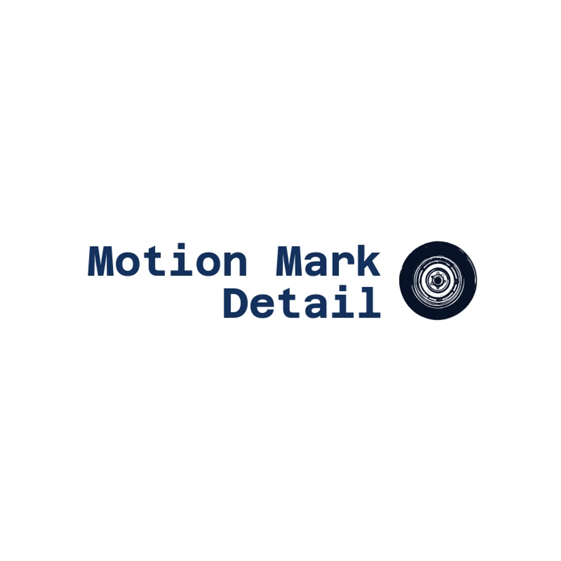 Motion Mark Detail logo for car detailing
