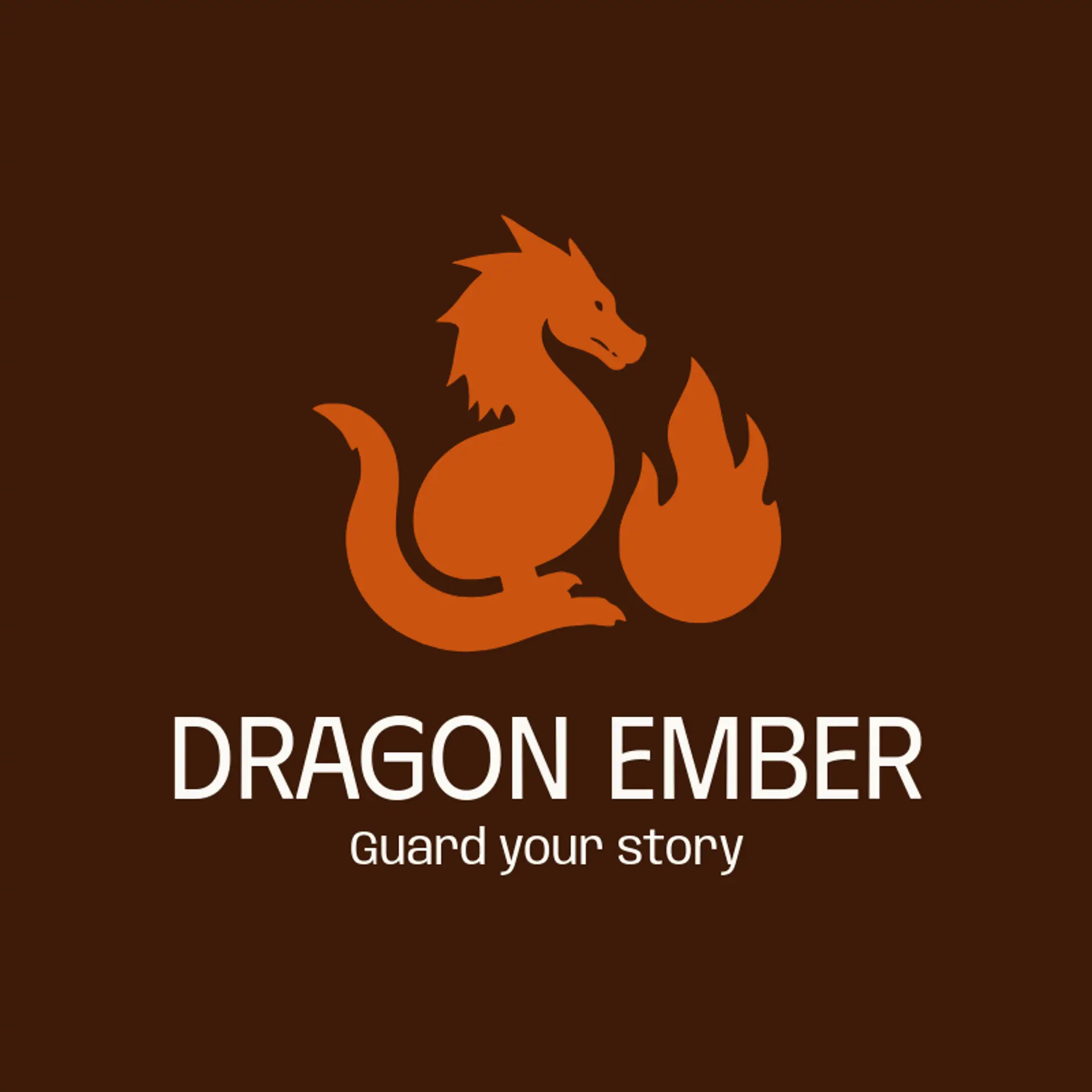 Dragon Ember logo for fantasy