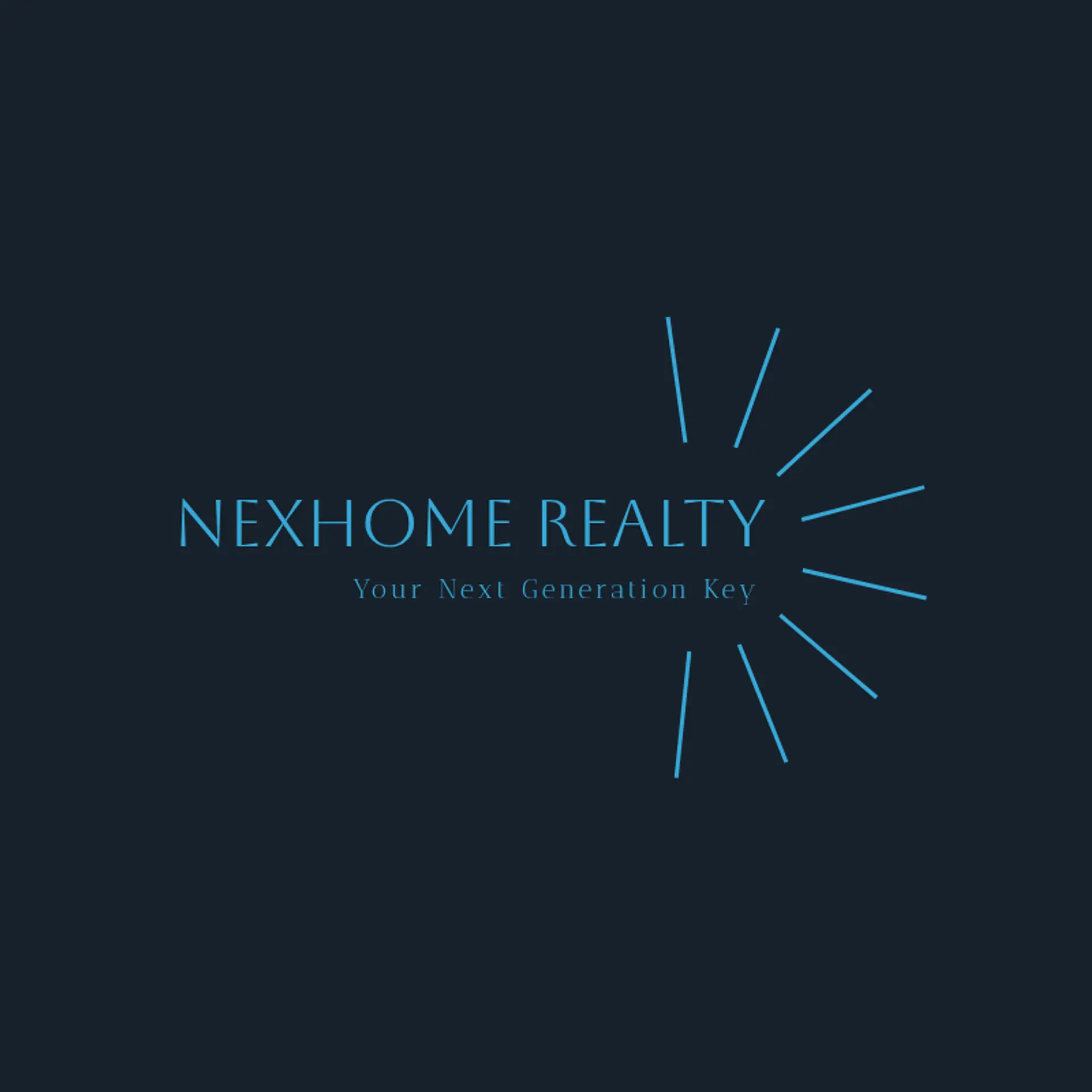 NexHome Realty logo for modern real estate