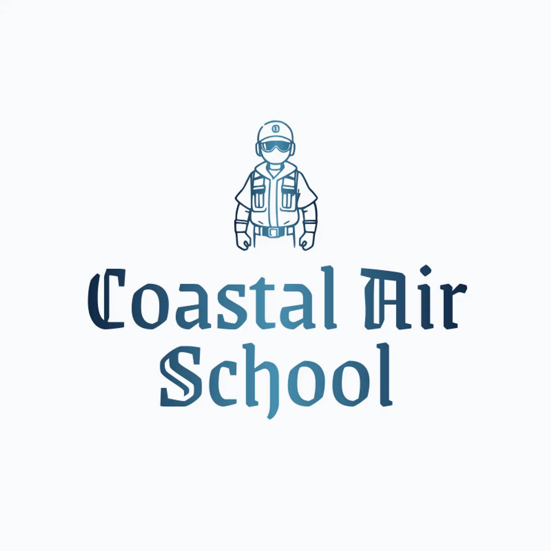 Coastal Air School logo for pilot