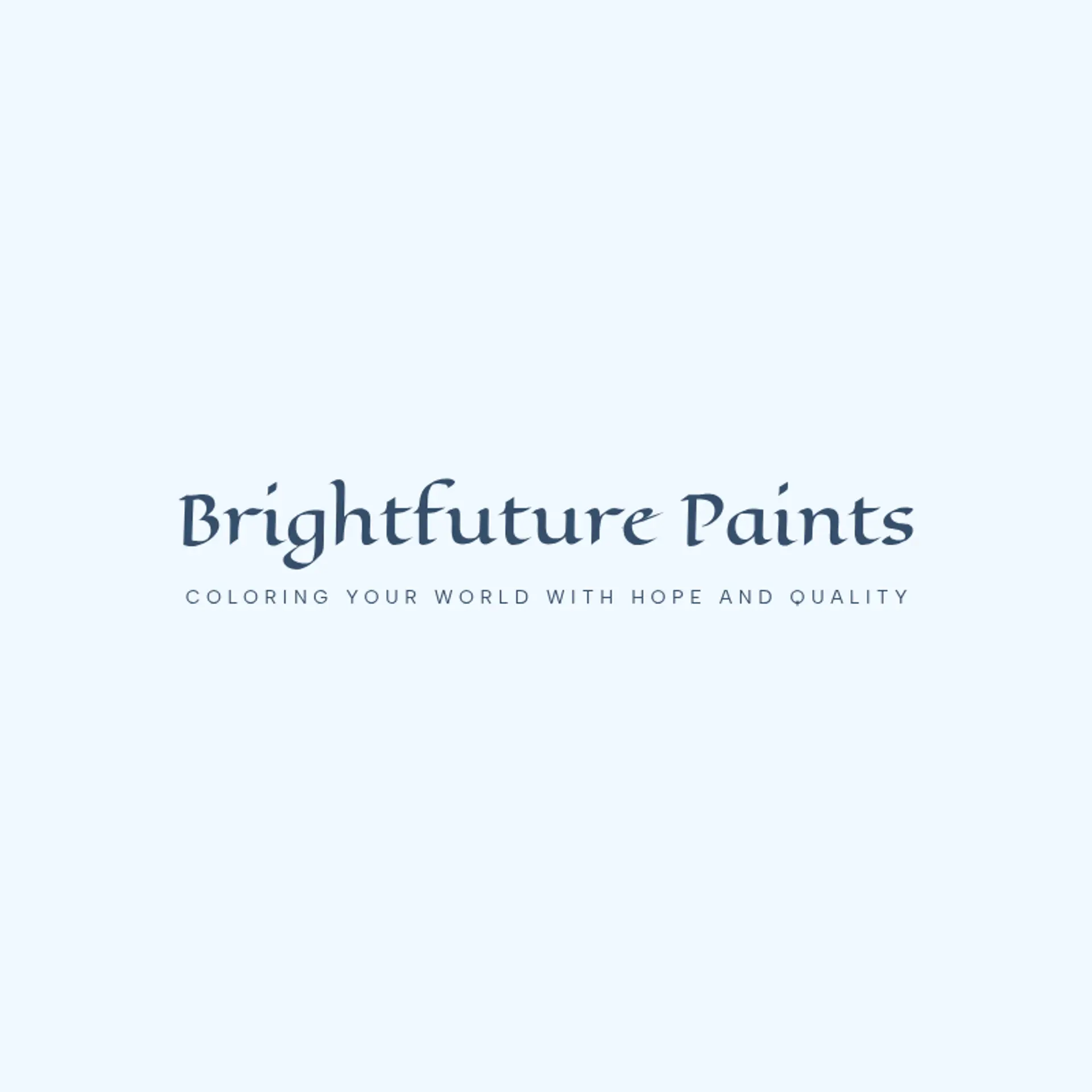 BrightFuture Paints logo for construction painting