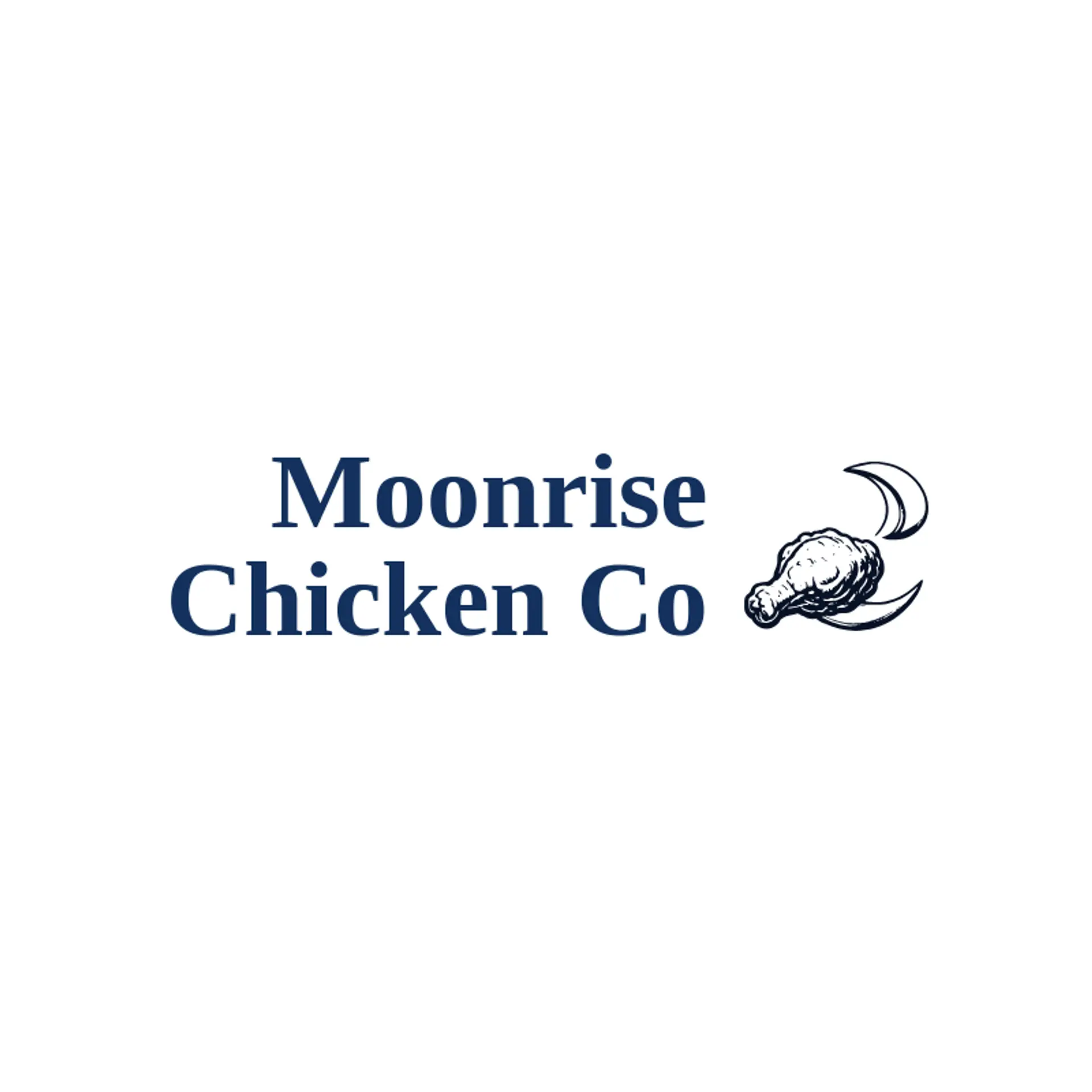 Moonrise Chicken Co logo for fried chicken