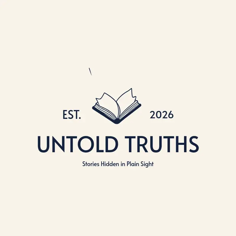 The book name Untold Truths as a branded logo with a single color icon