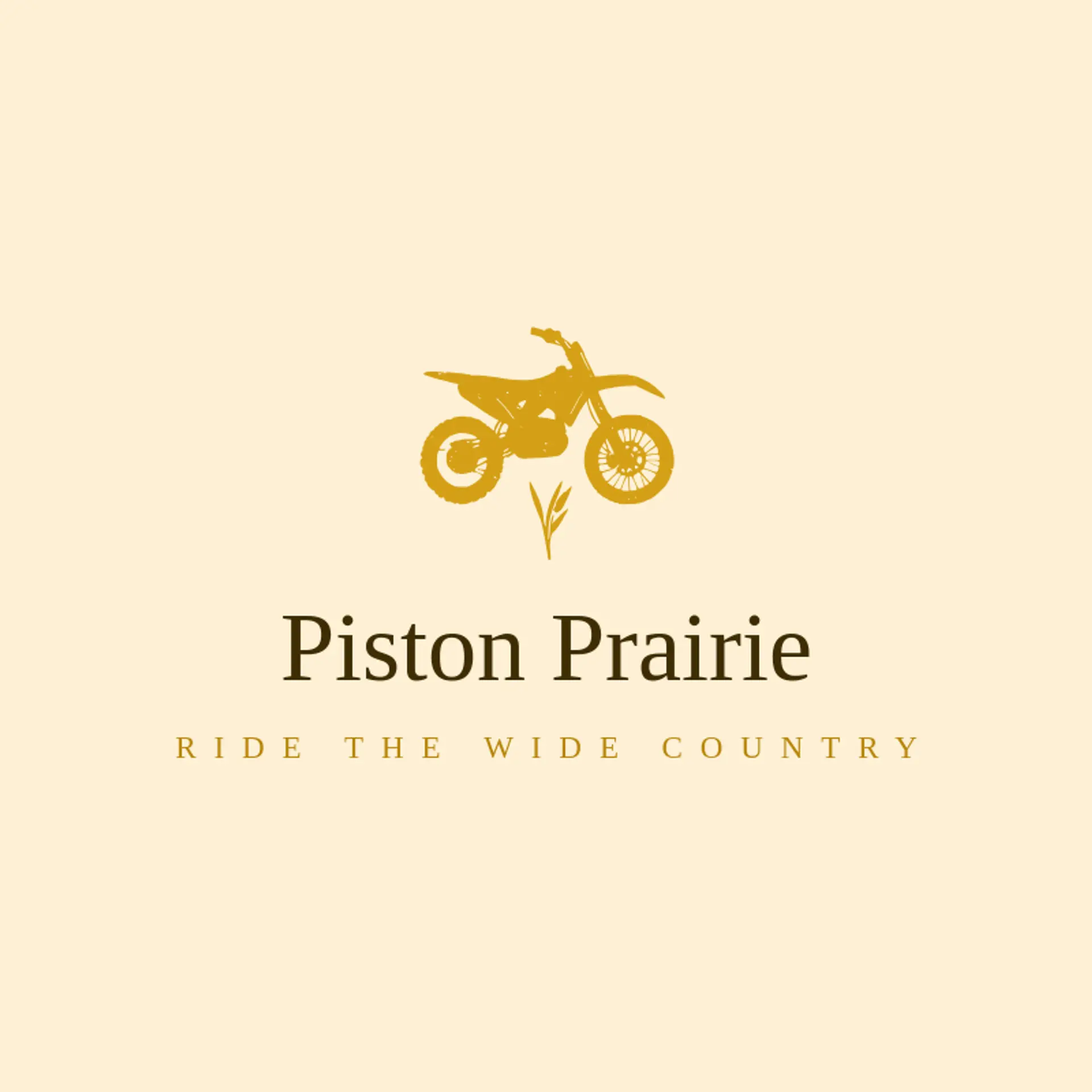 Piston Prairie logo for motocross