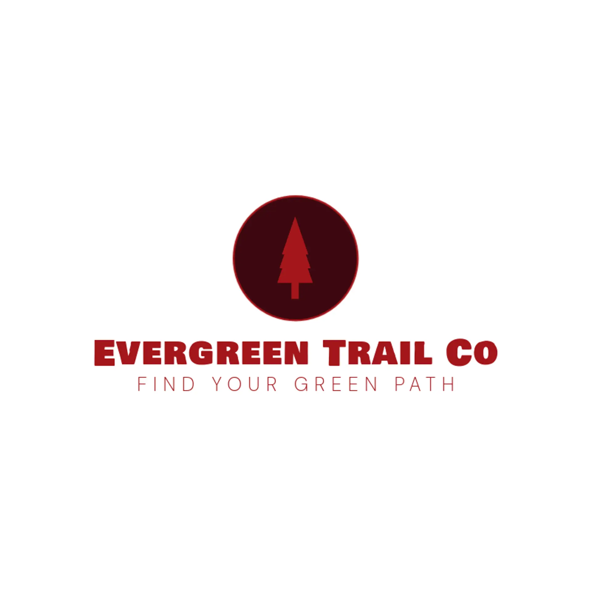 Evergreen Trail Co logo for evergreen