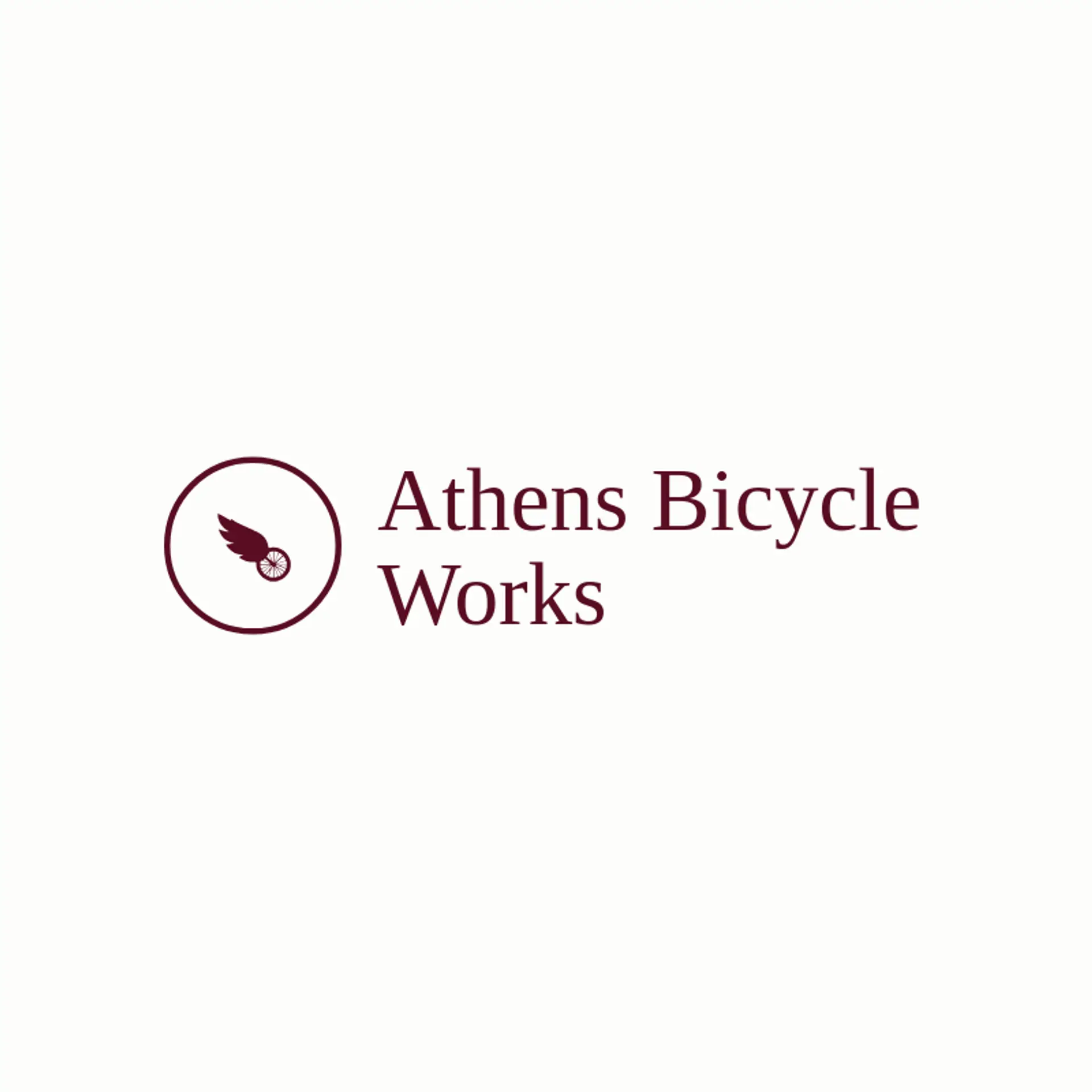 Athens Bicycle Works logo for greek