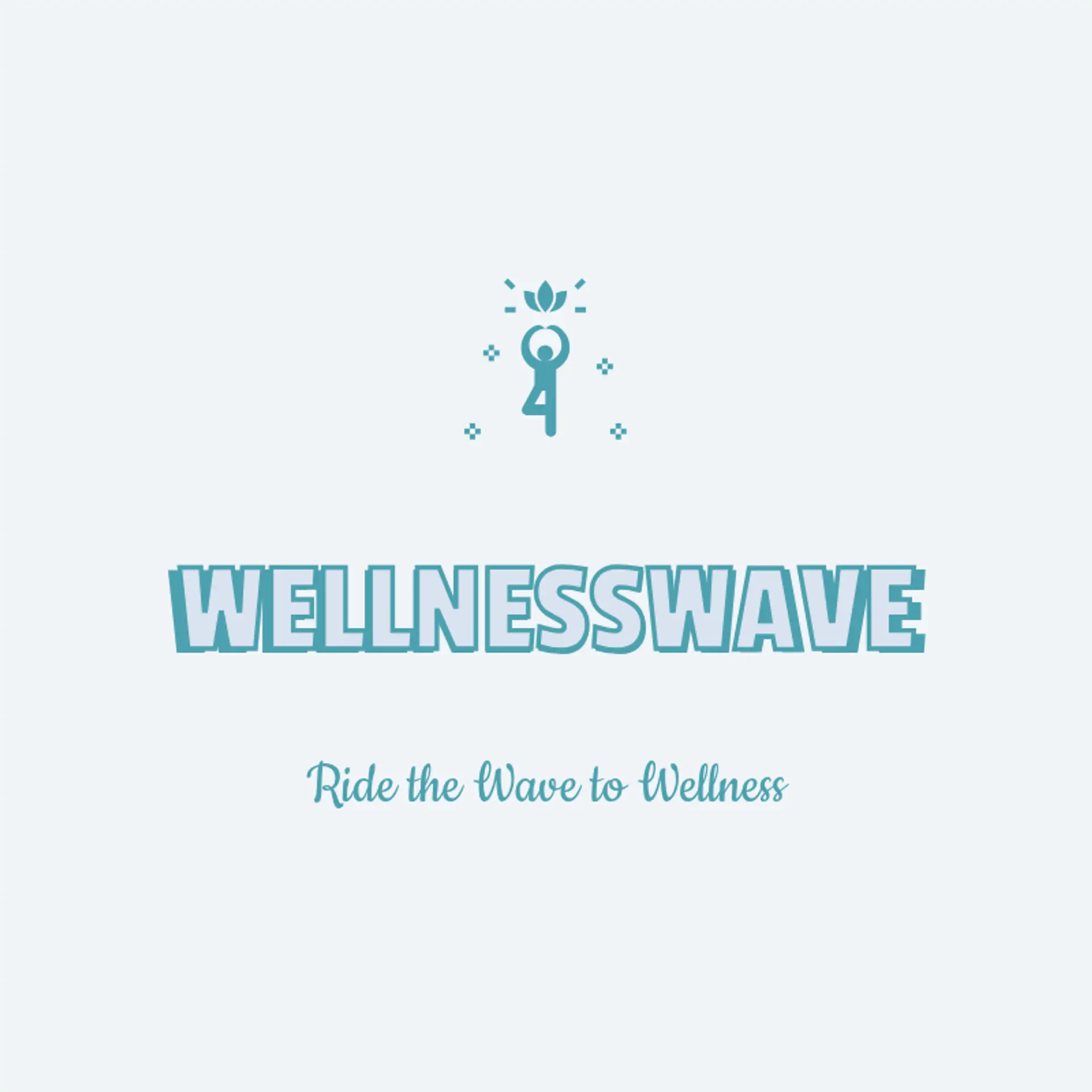 WellnessWave logo for fitness and nutrition