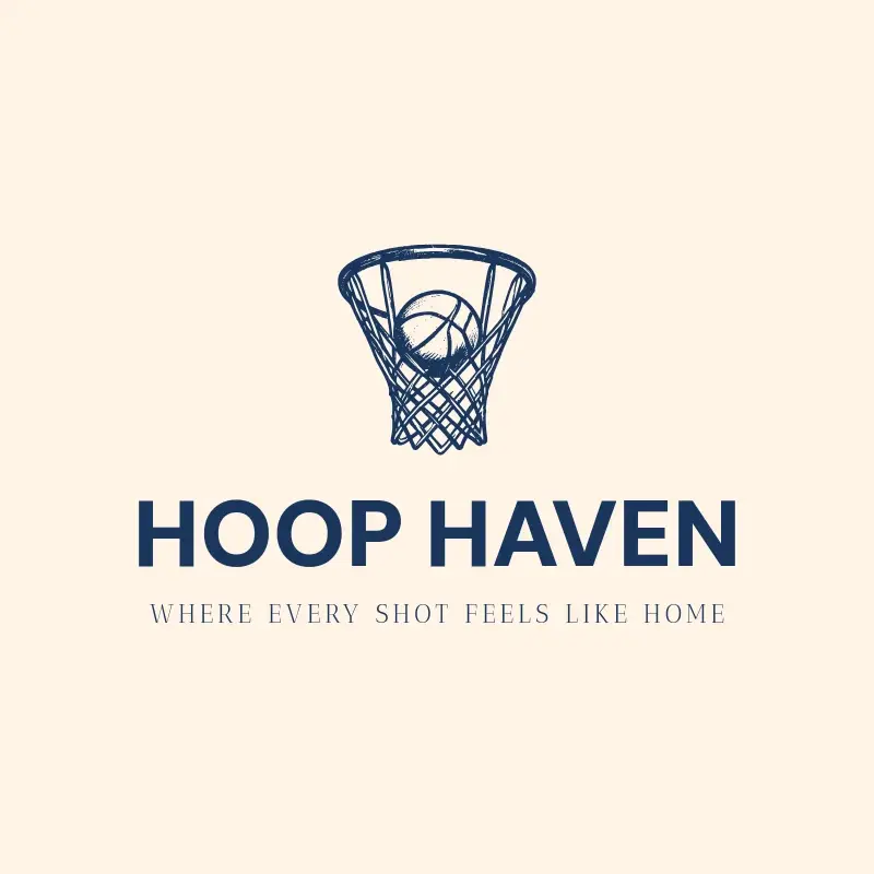 The team name Hoop Haven as a branded logo with a single color icon