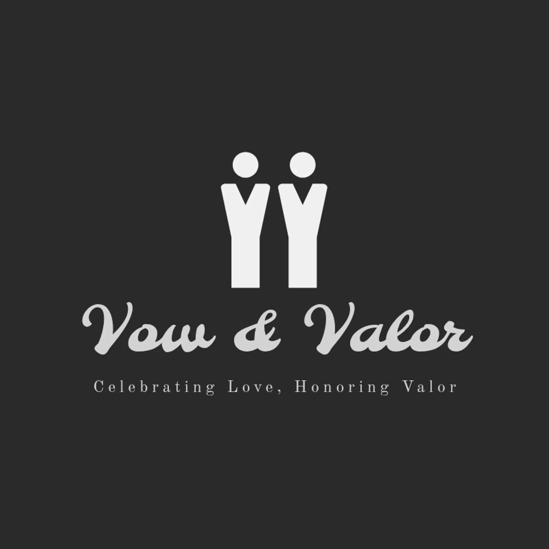 Vow & Valor logo for best wedding