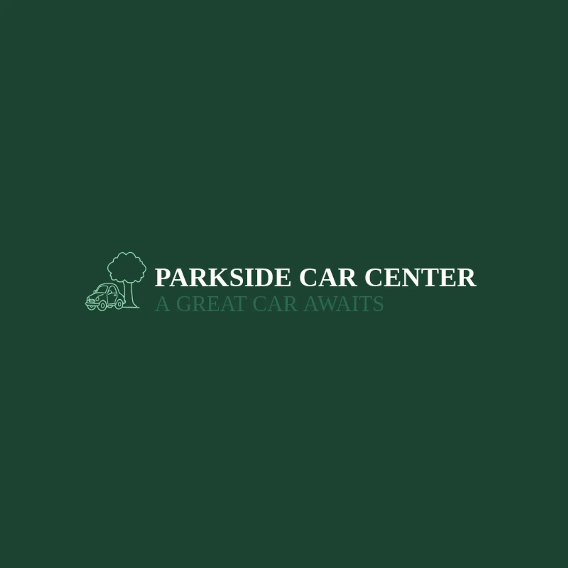 Parkside Car Center logo for car dealership