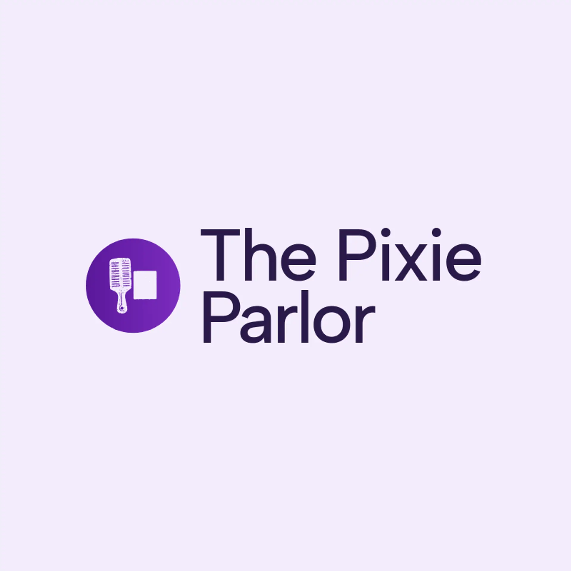 The Pixie Parlor logo for hair stylist