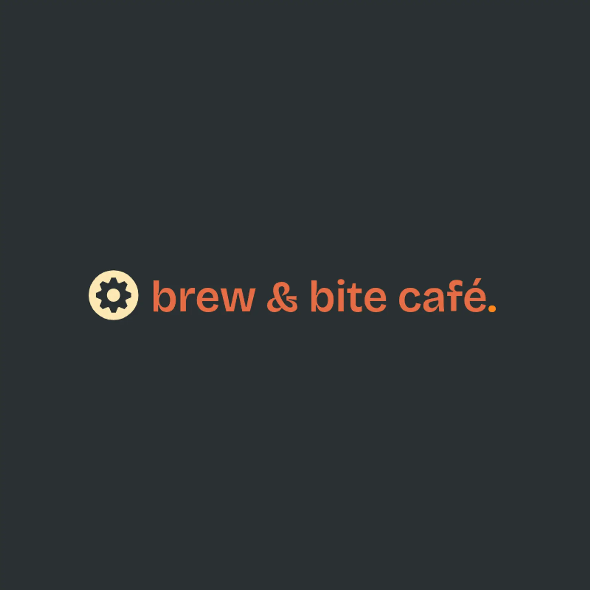 Harvest Bite Café logo for food cafe