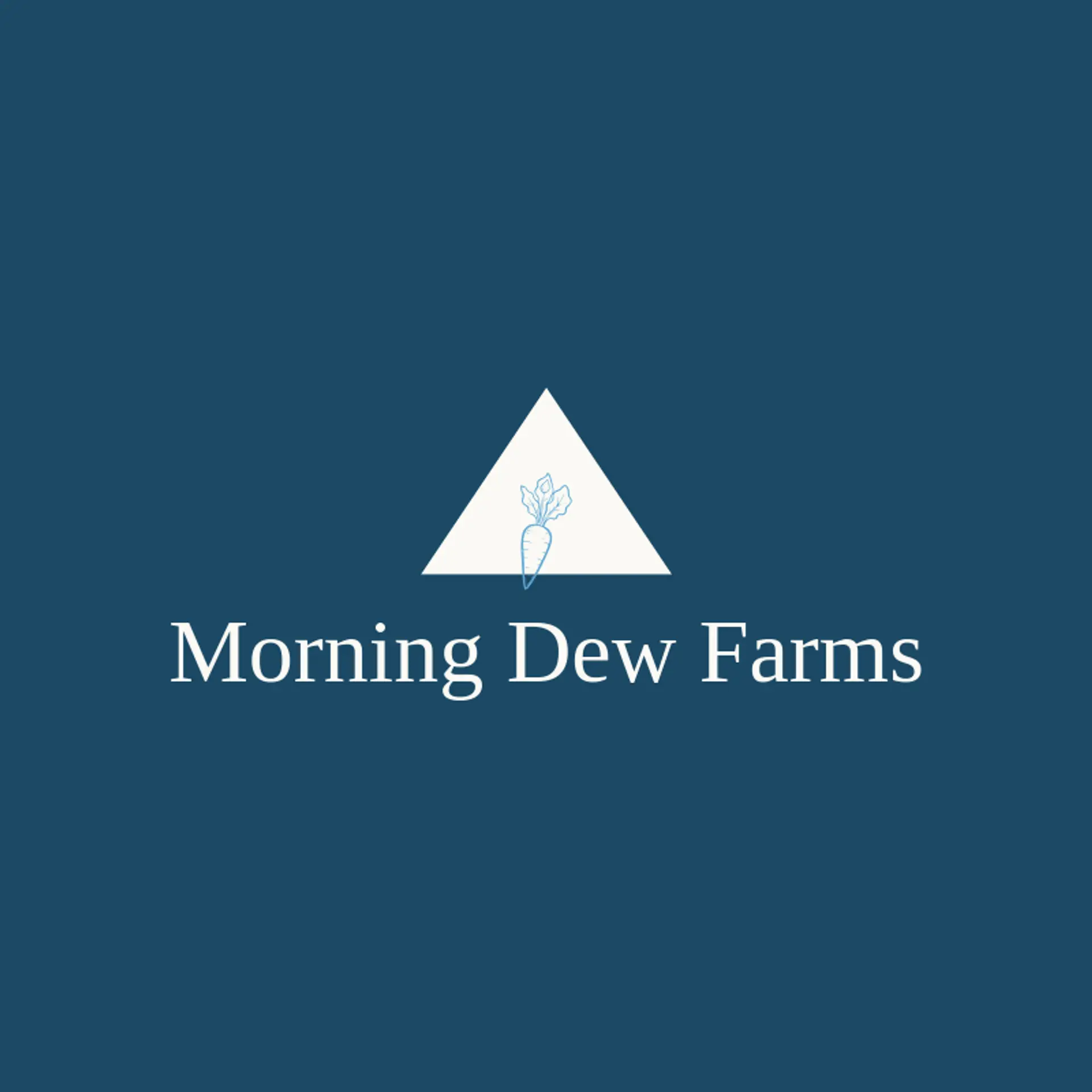 Morning Dew Farms logo for carrot