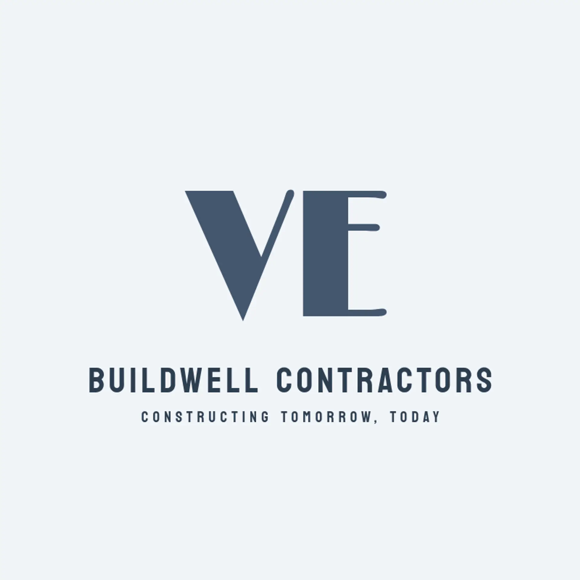 BuildWell Contractors logo for commercial construction