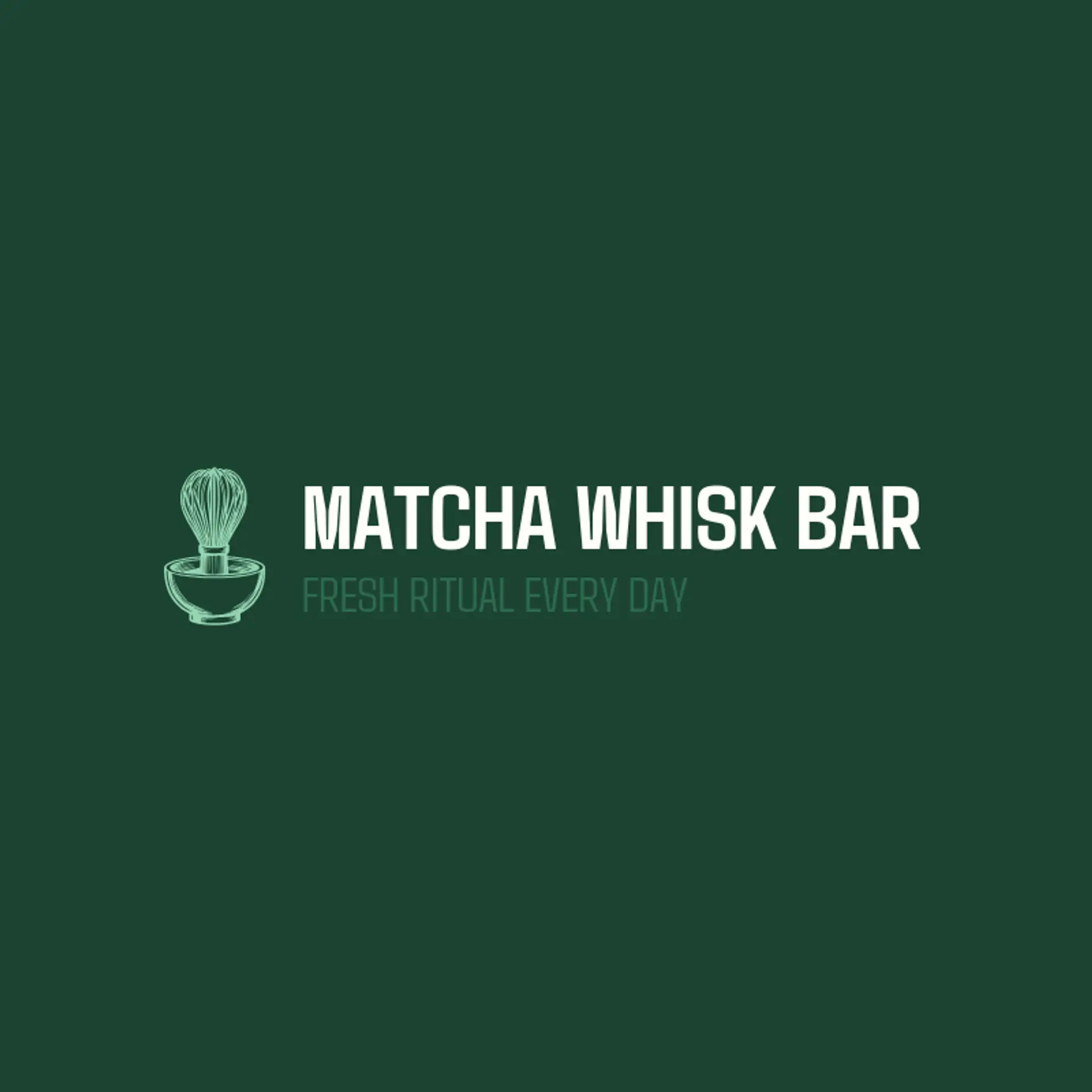 Matcha Whisk Bar logo for japan