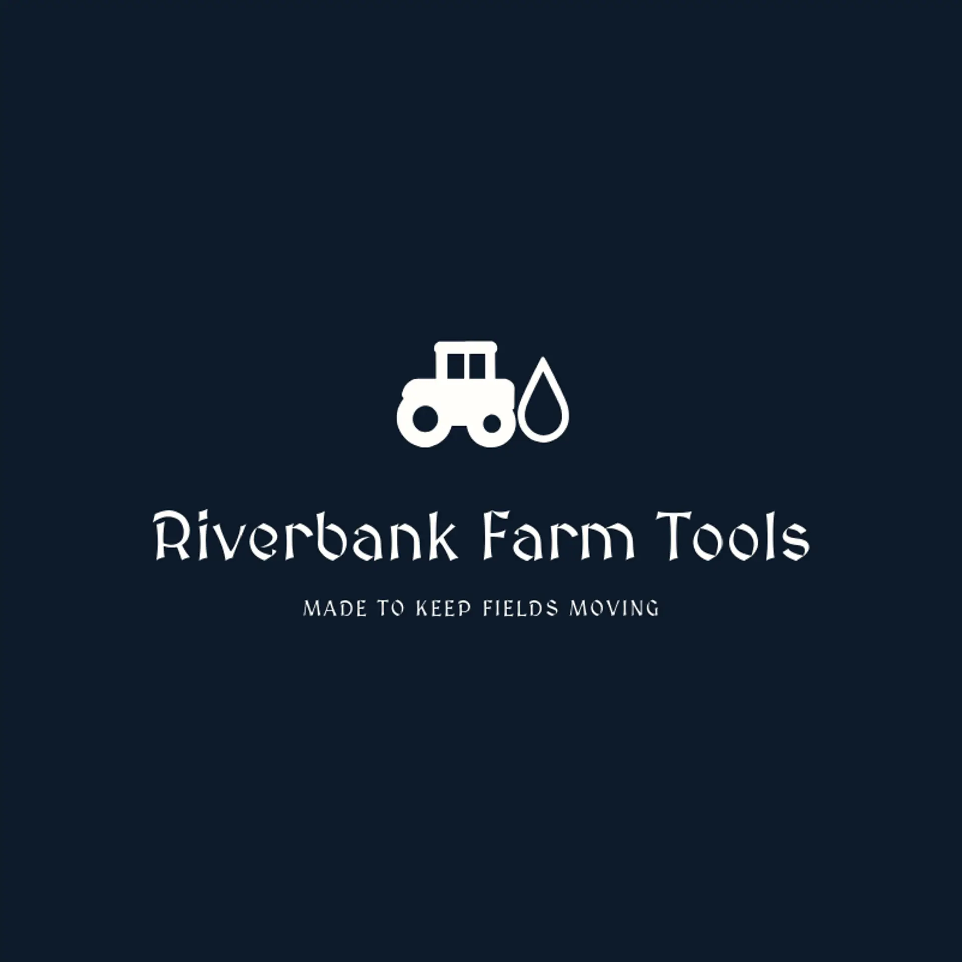 Riverbank Farm Tools logo for tractor