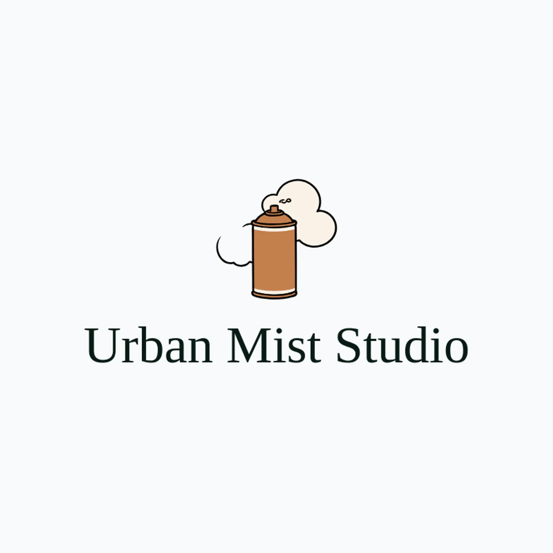 Urban Mist Studio logo for spray paint
