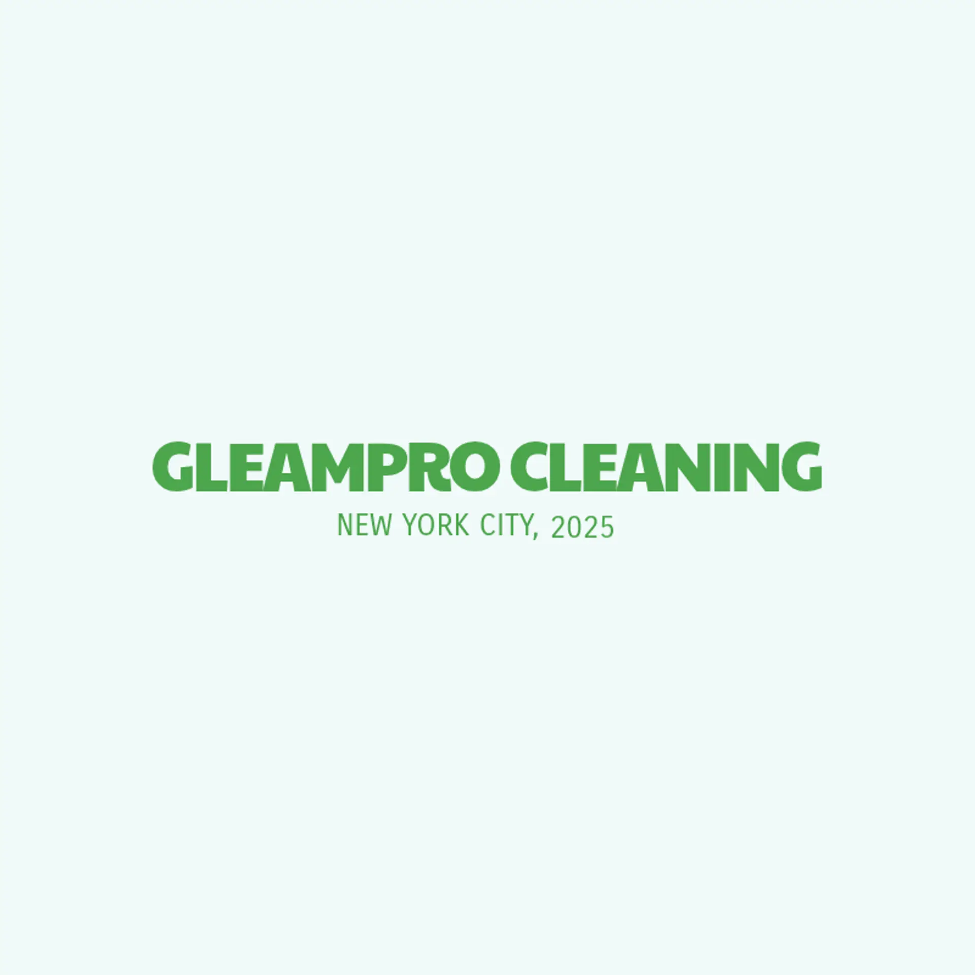 GleamPro Cleaning logo for cleaning company