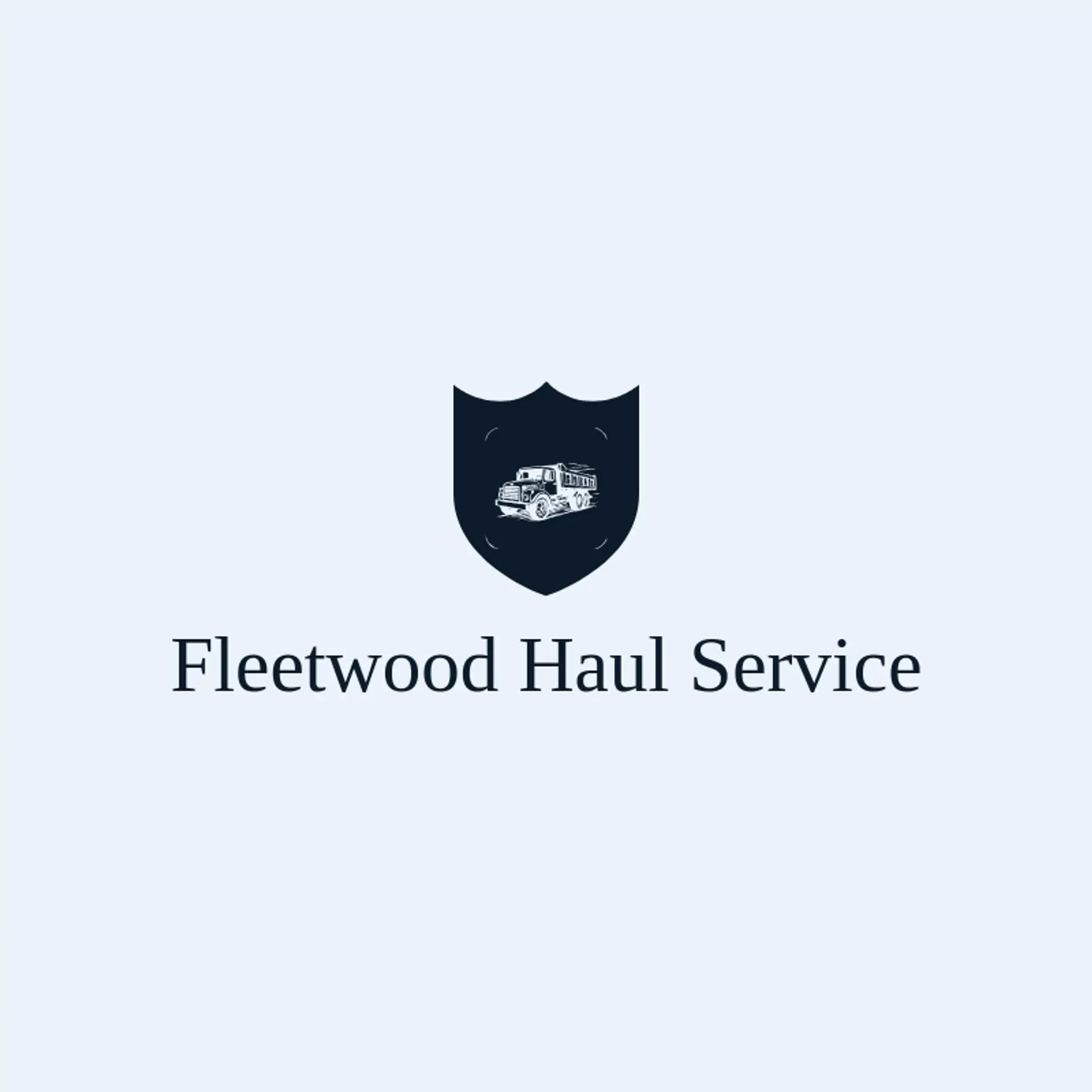 Fleetwood Haul Service logo for hauling