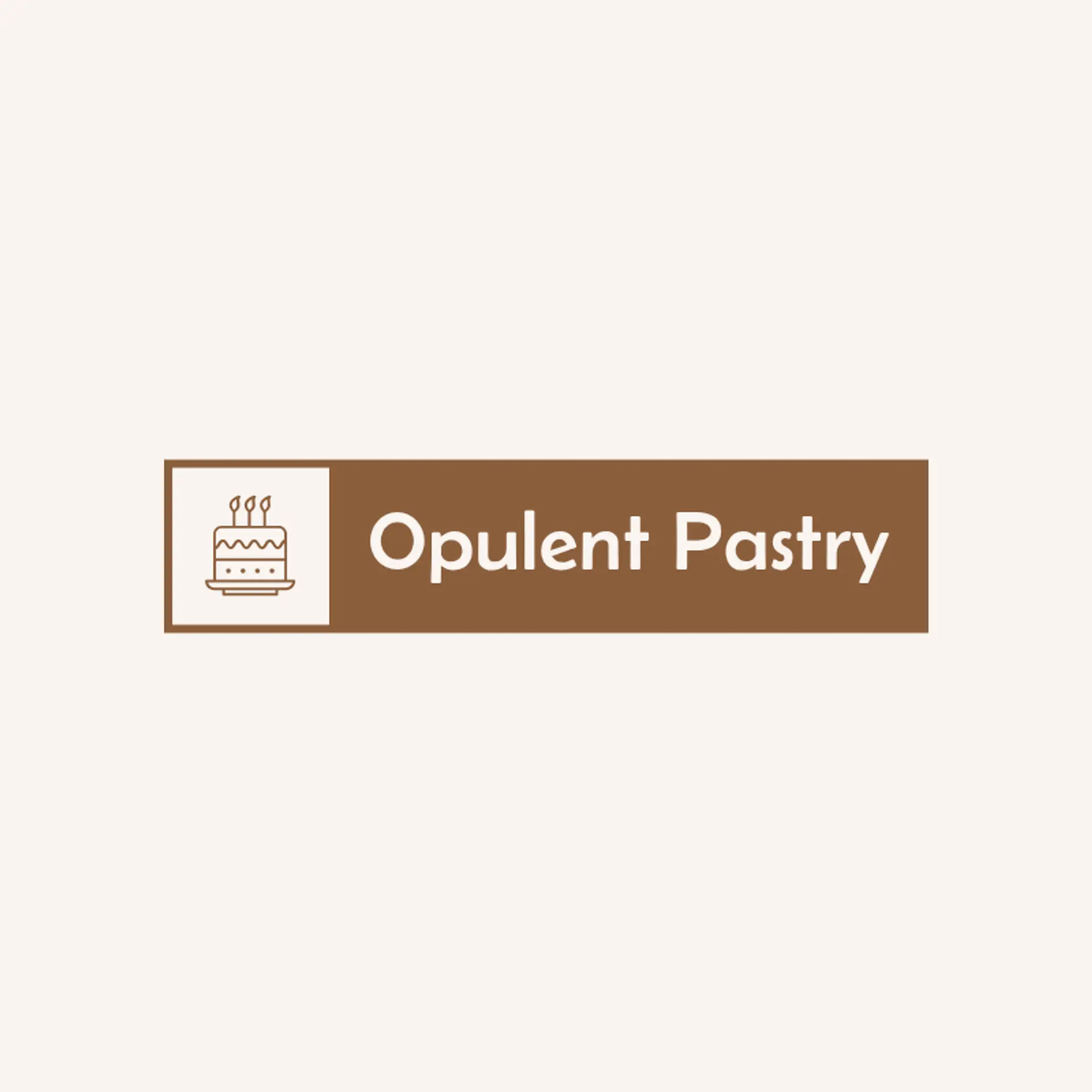 Majestic Morsels logo for elegant bakery