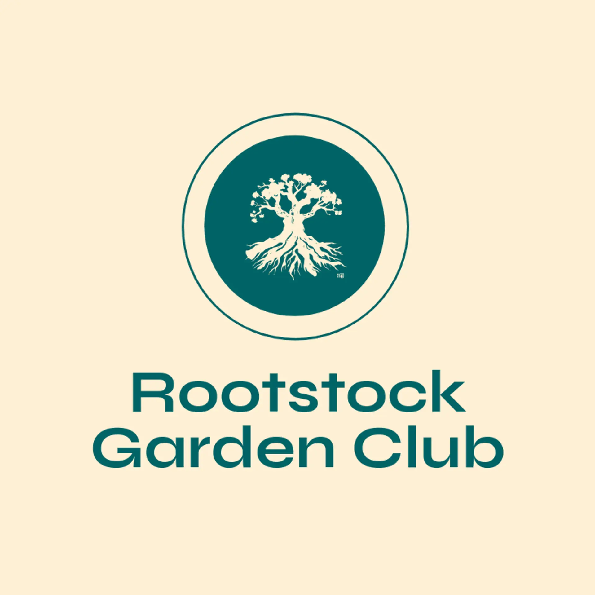 Rootstock Garden Club logo for roots