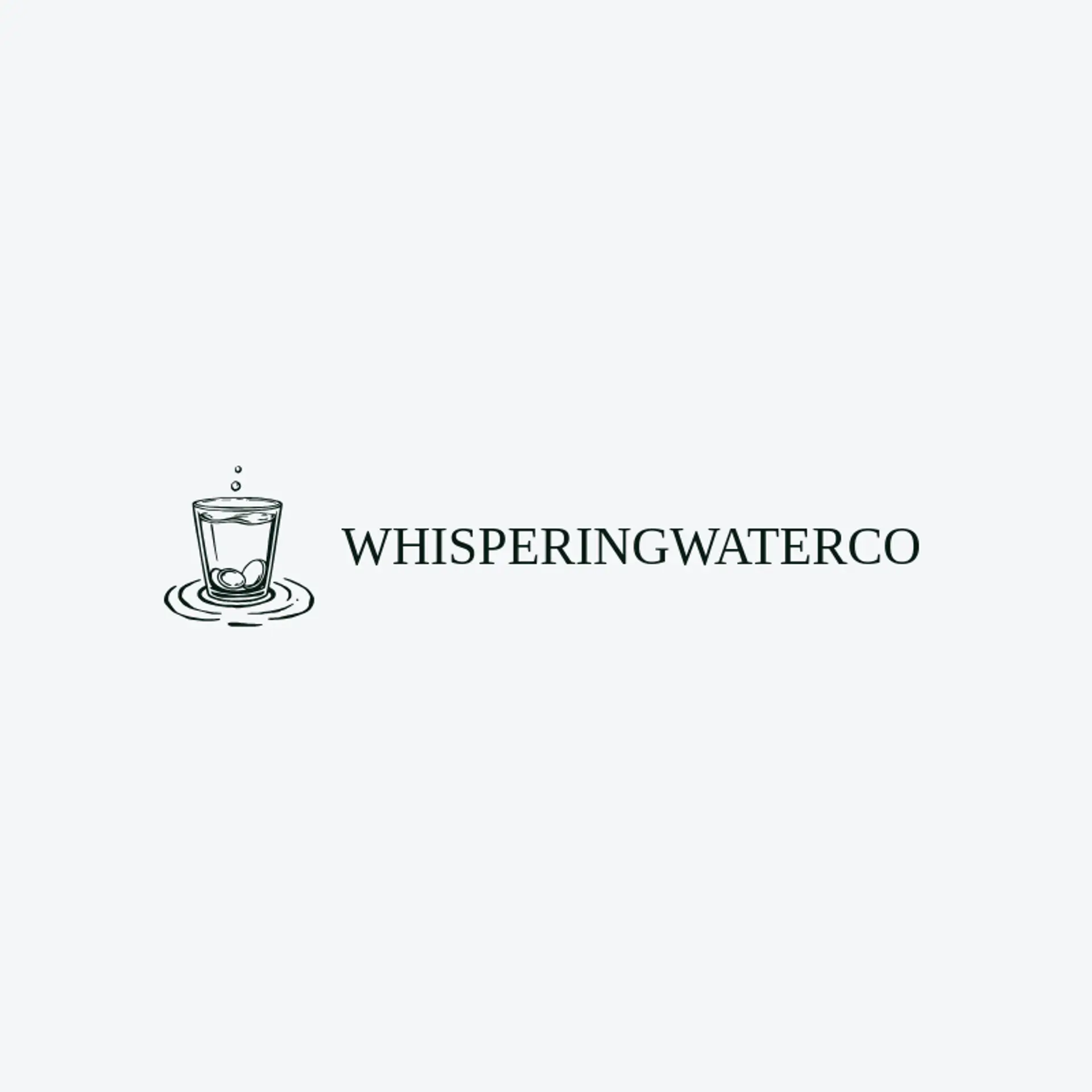 Whispering Water Co logo for ripple