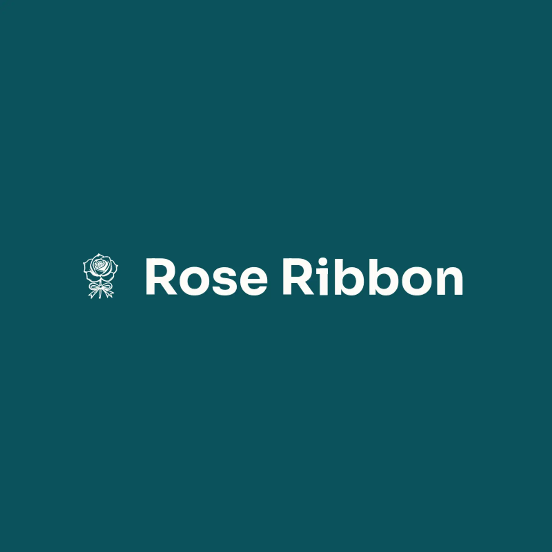 Rose Ribbon logo for rose