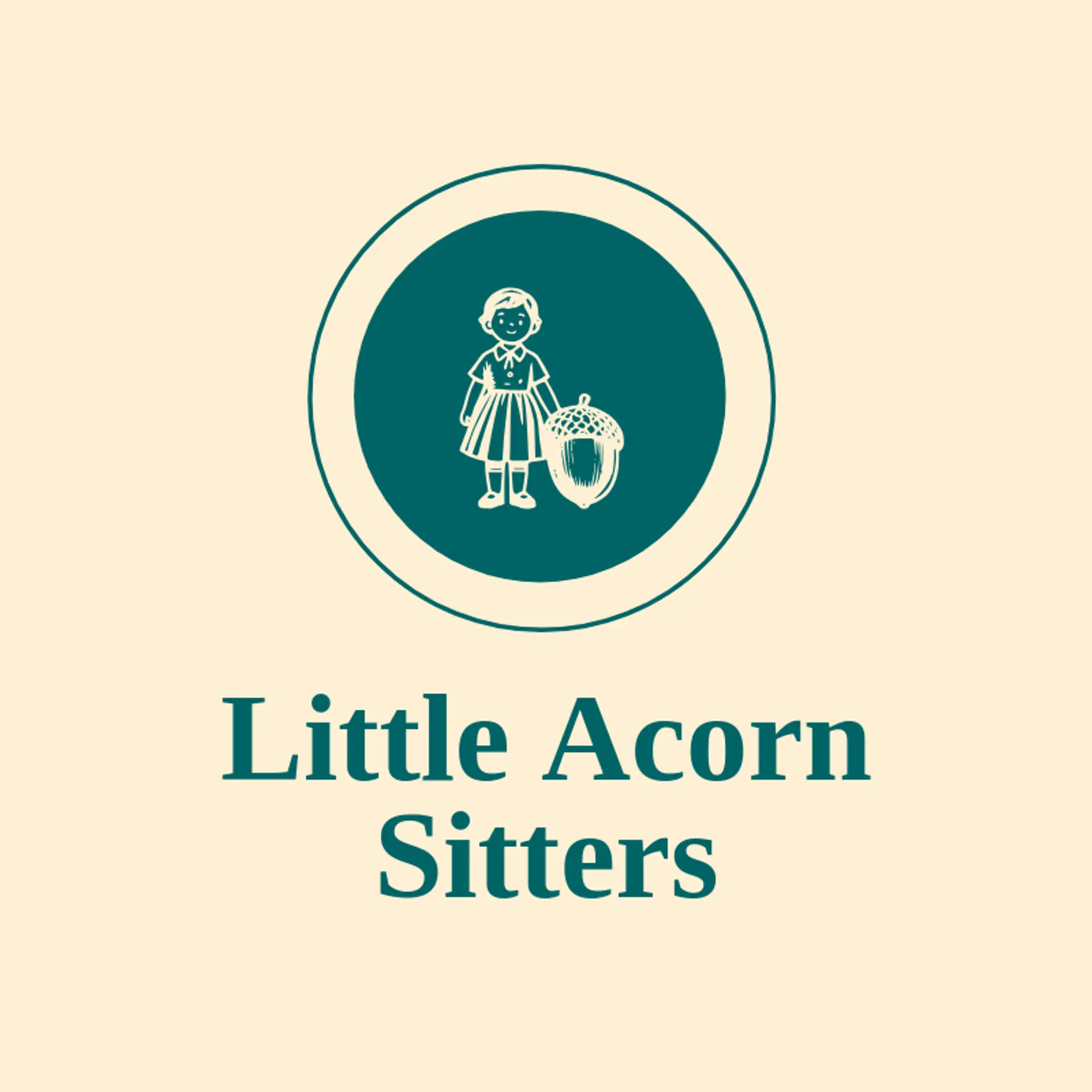 Little Acorn Sitters logo for babysitter