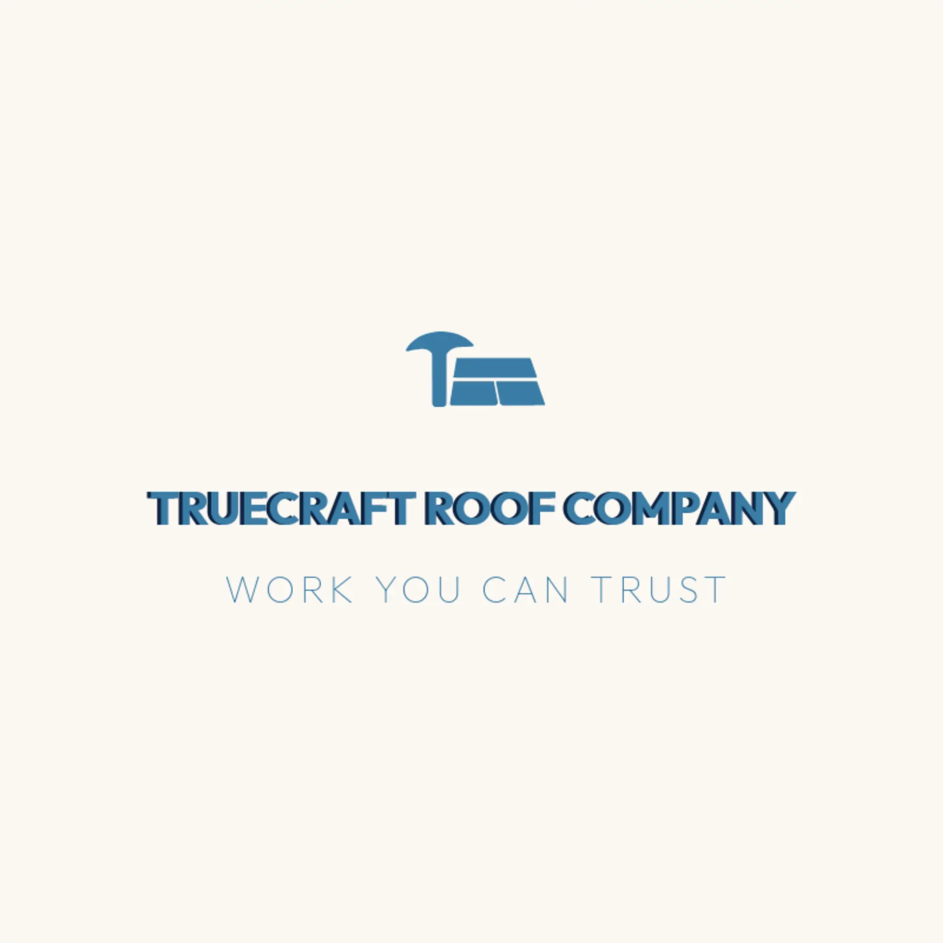 Truecraft Roof Company logo for roofing