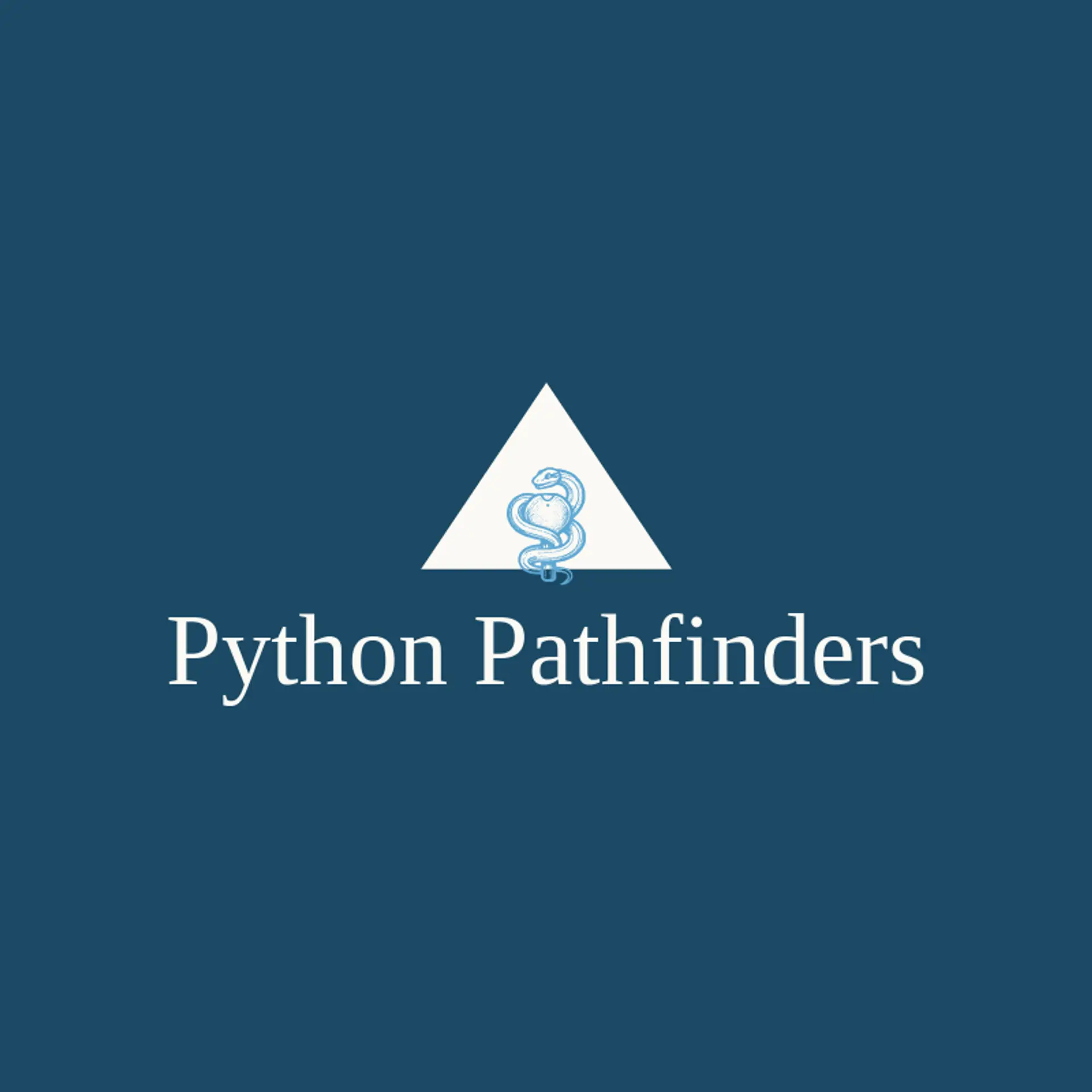 Python Pathfinders logo for python