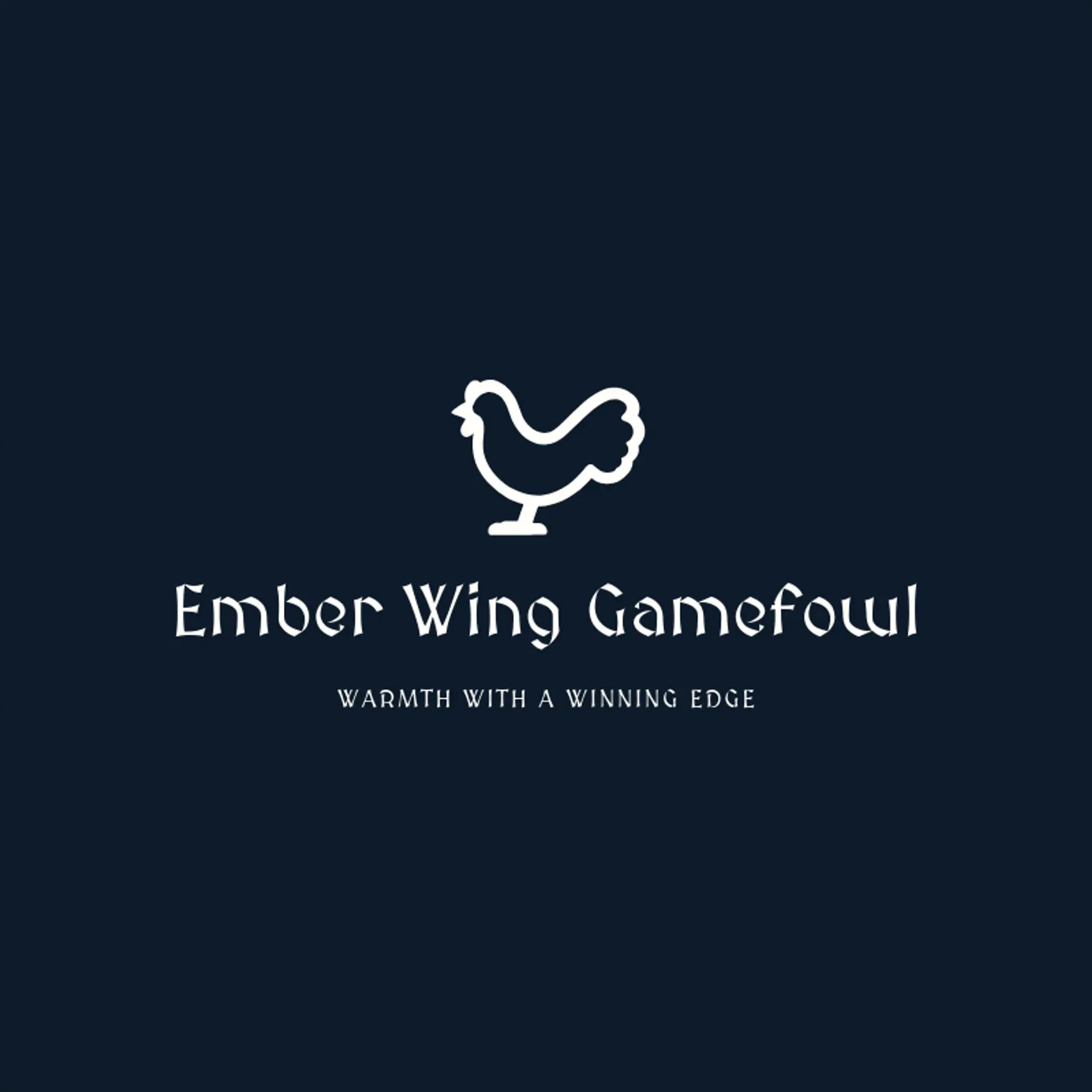 Ember Wing Gamefowl logo for gamefowl