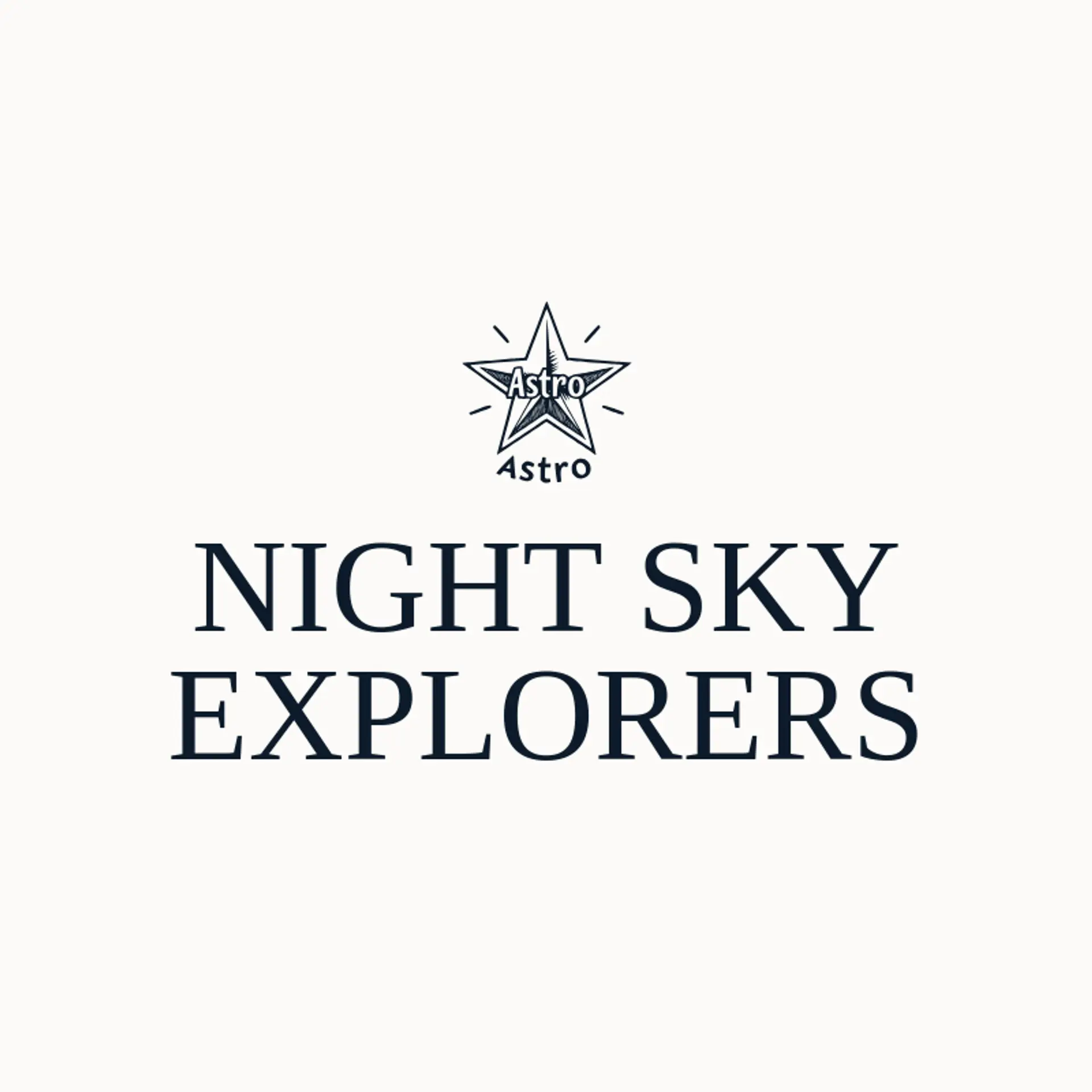 Night Sky Explorers logo for astro