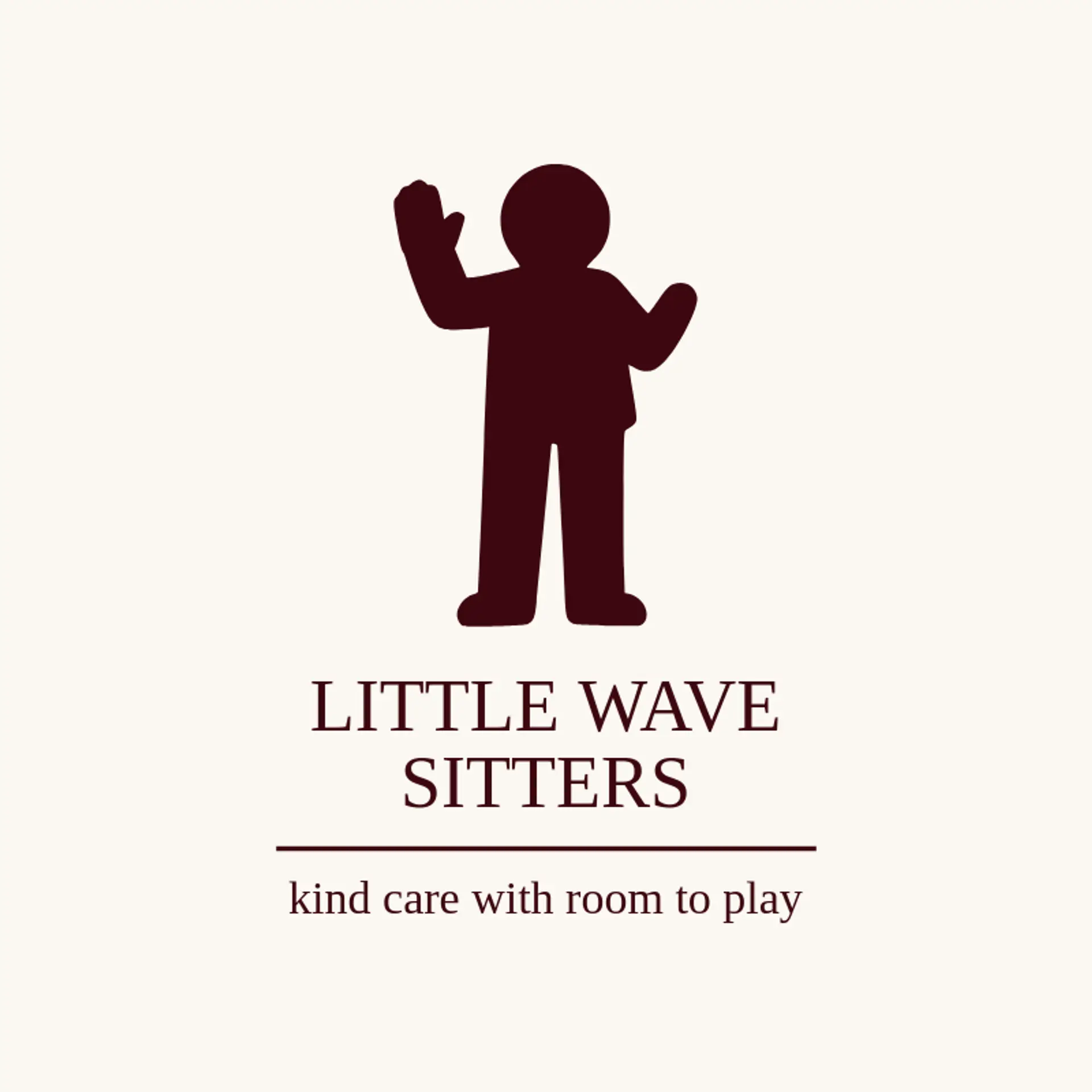 Little Wave Sitters logo for babysitter