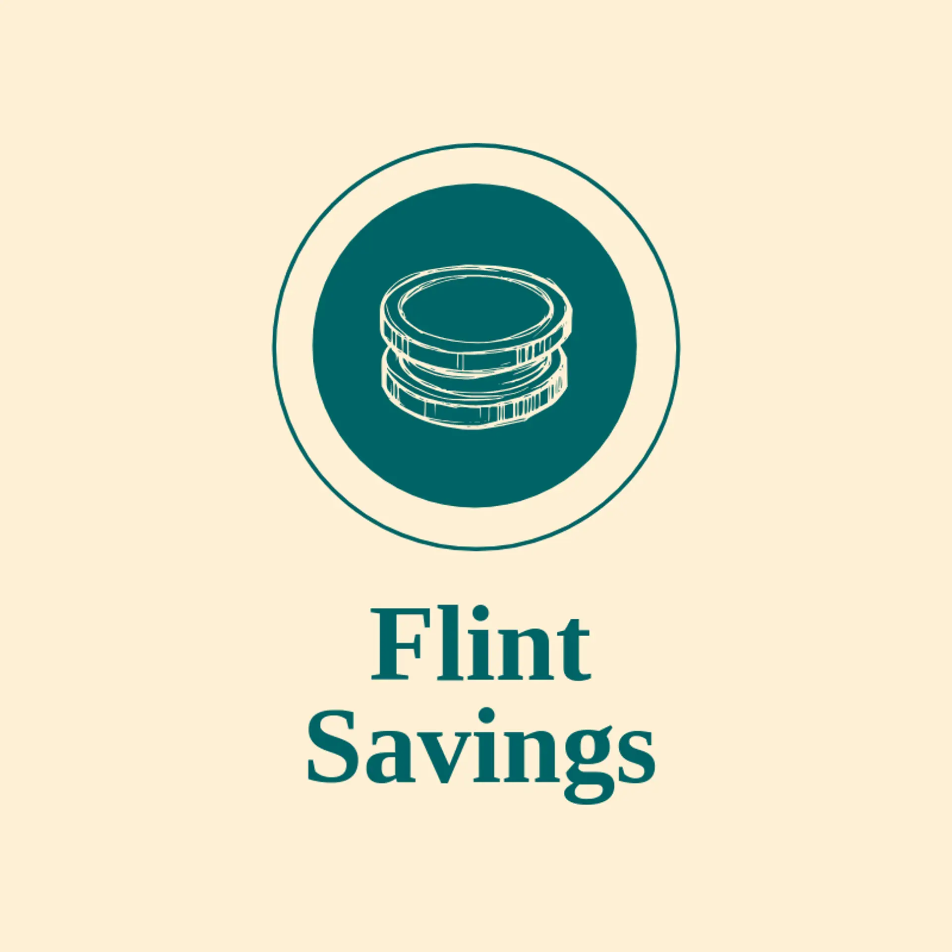Flint Savings logo for fintech