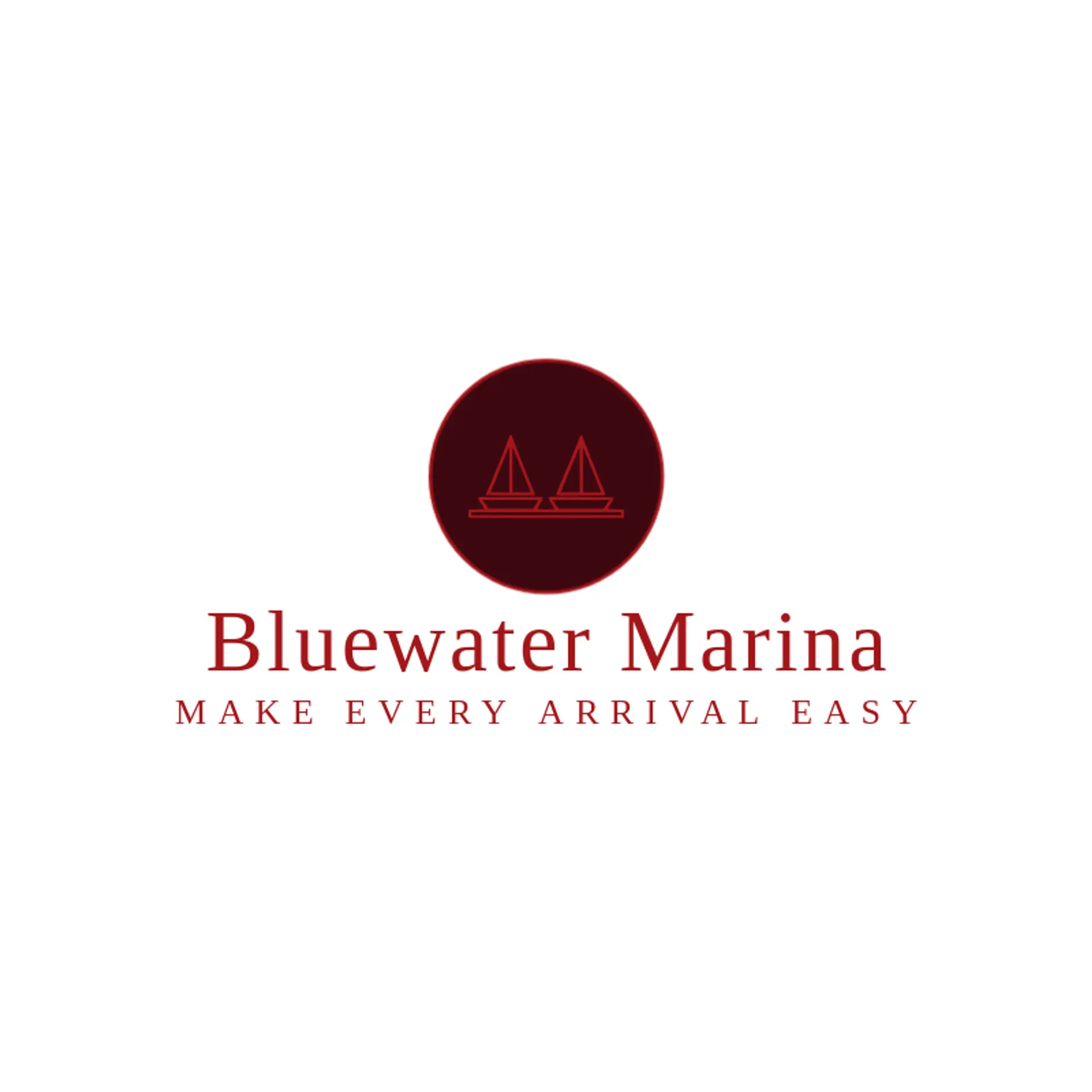 Bluewater Marina logo for marina