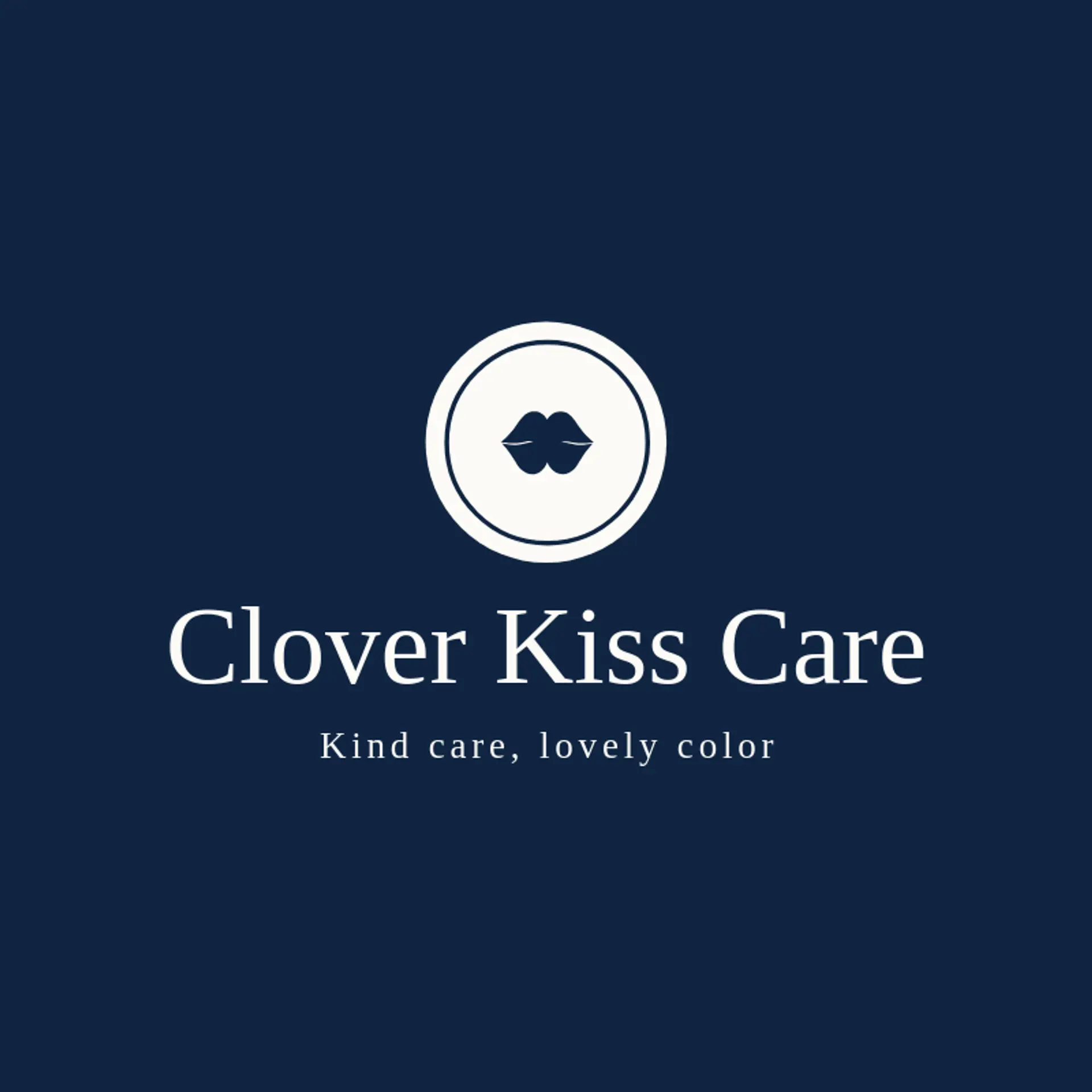 Clover Kiss Care logo for lips