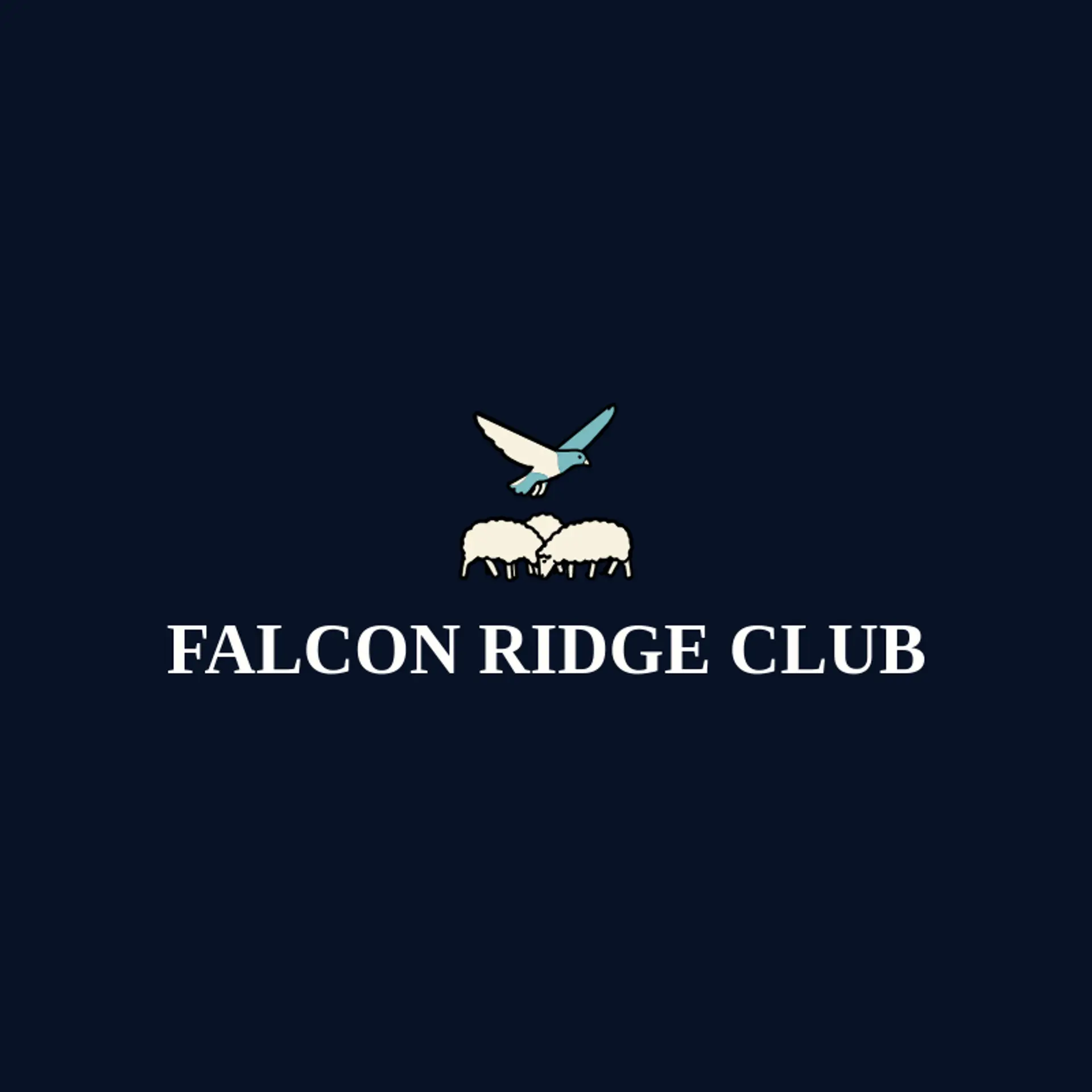 Falcon Ridge Club logo for falcon