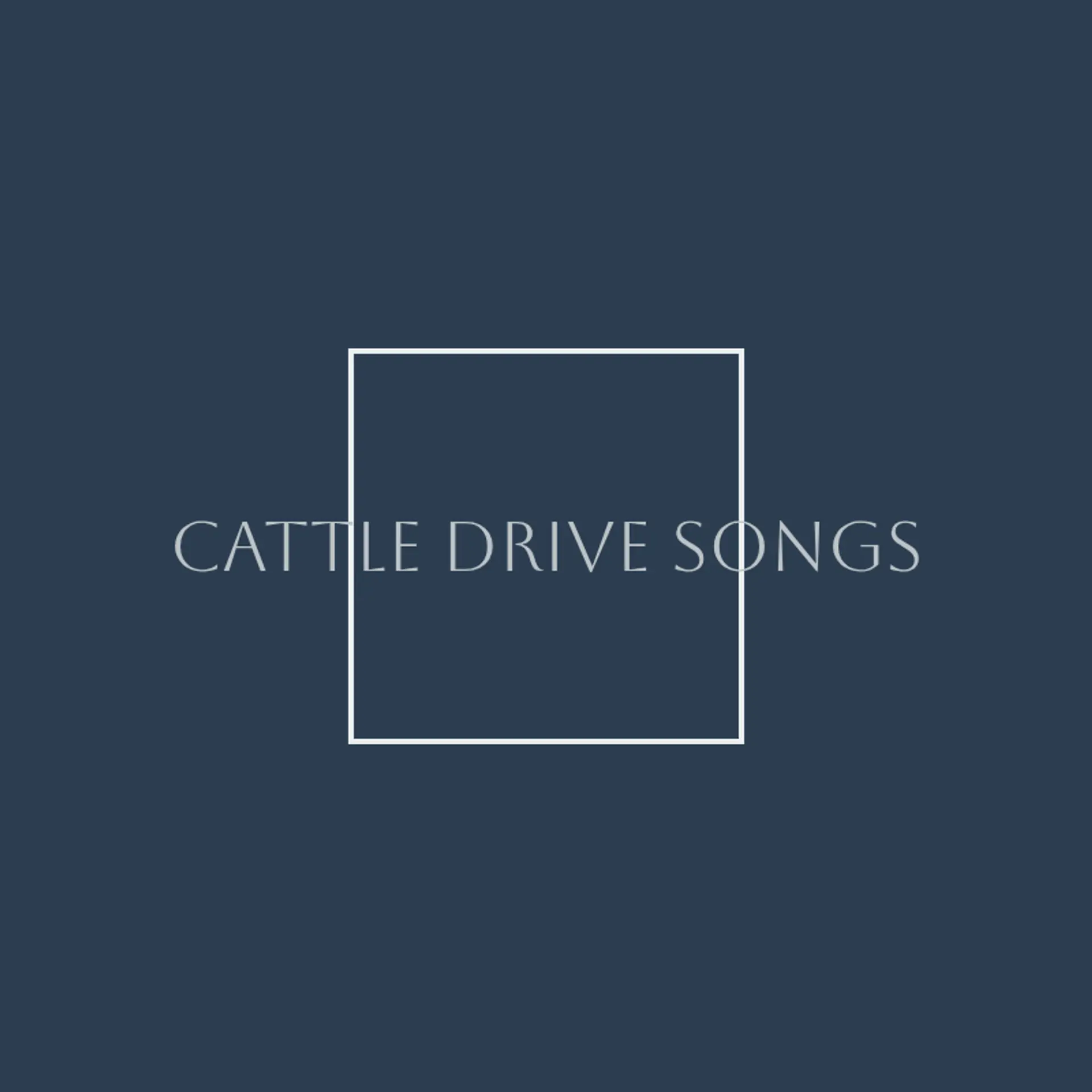 Cattle Drive Songs logo for country music