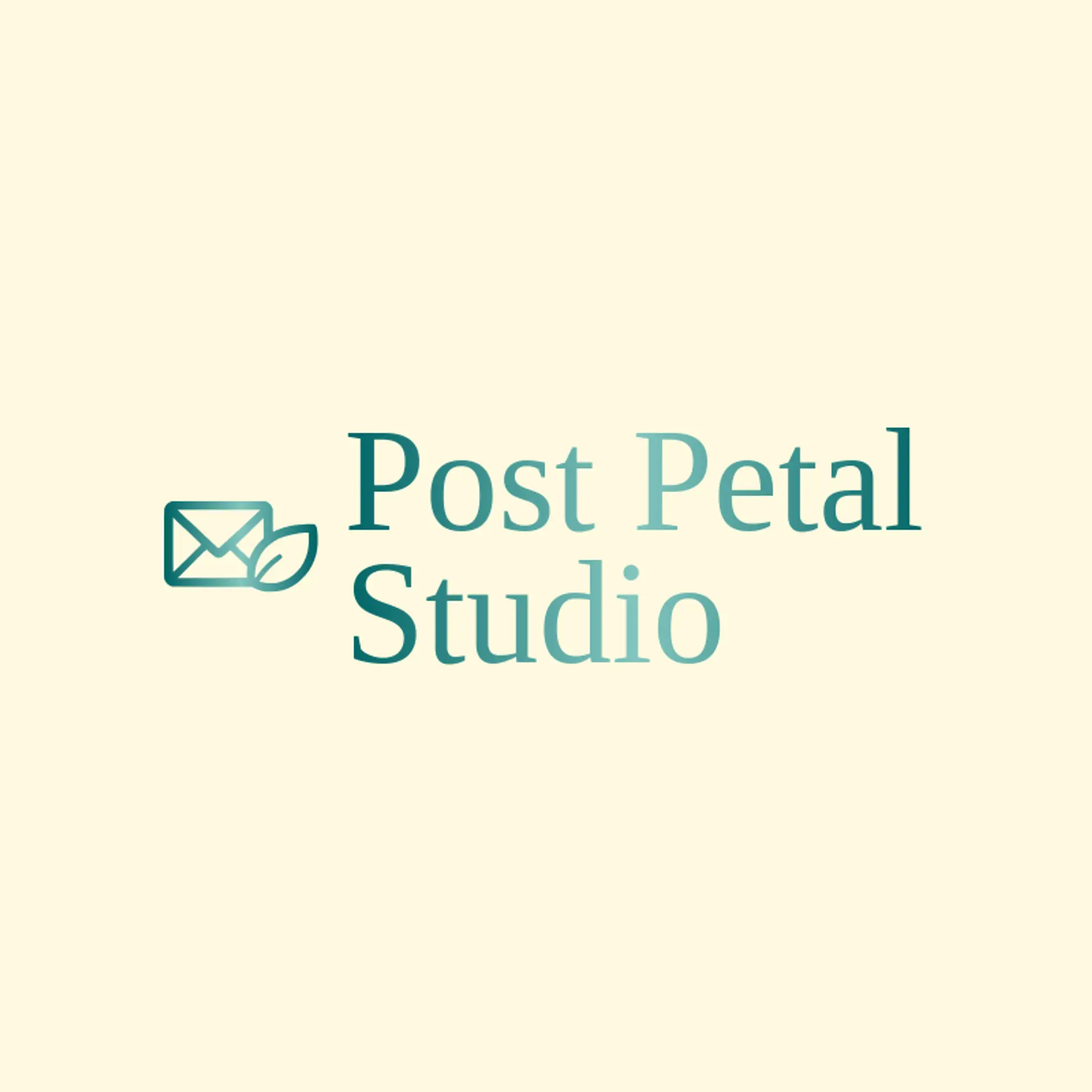Post Petal Studio logo for envelope