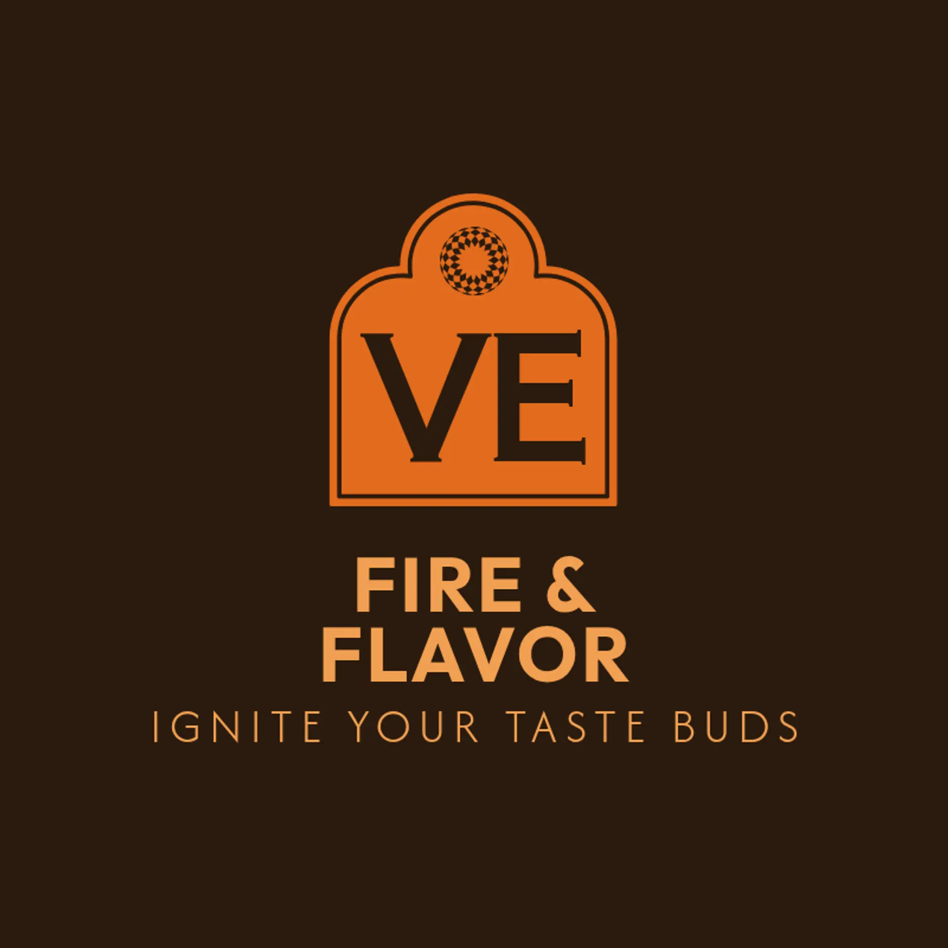 Fire & Flavor logo for bbq restaurant
