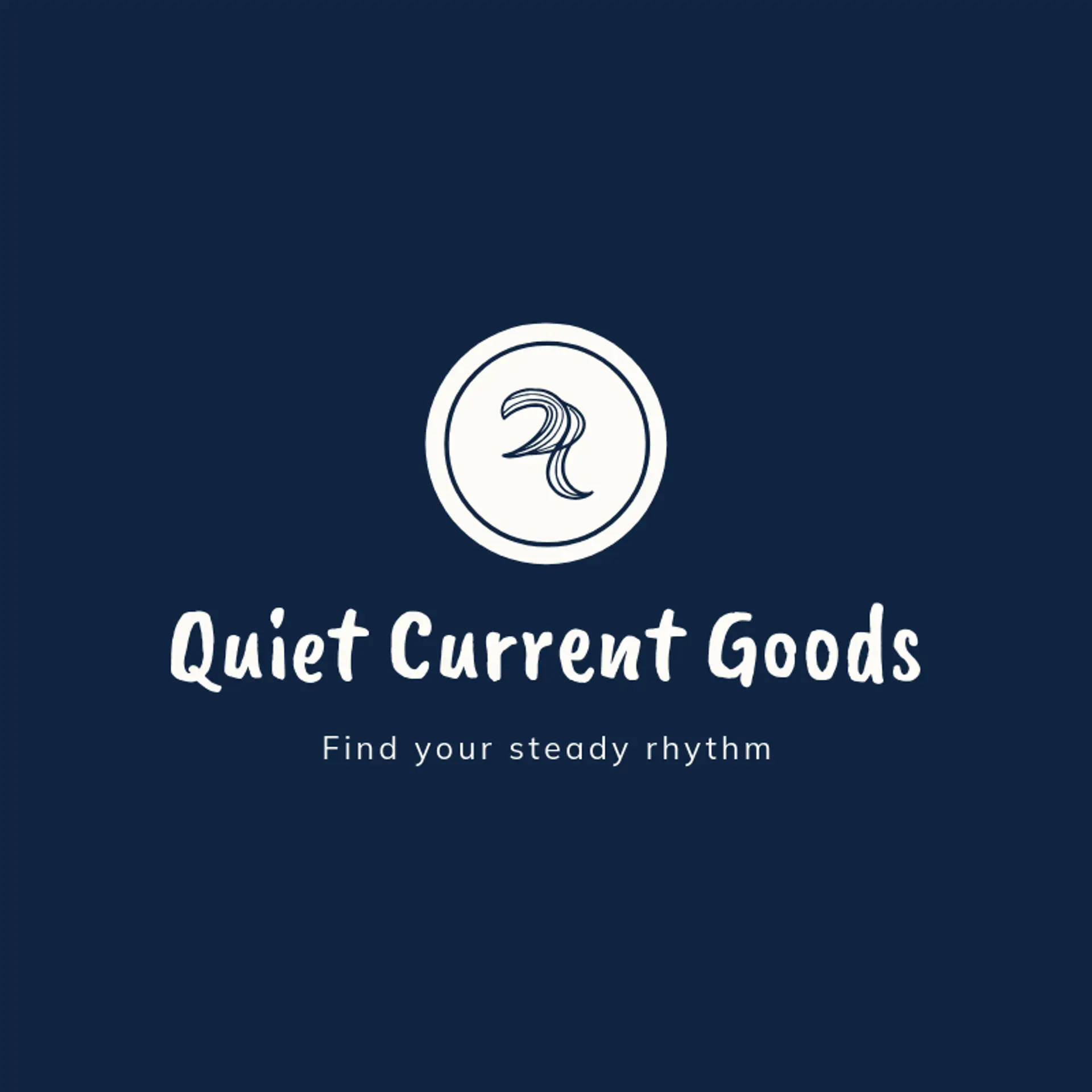 Quiet Current Goods logo for flow