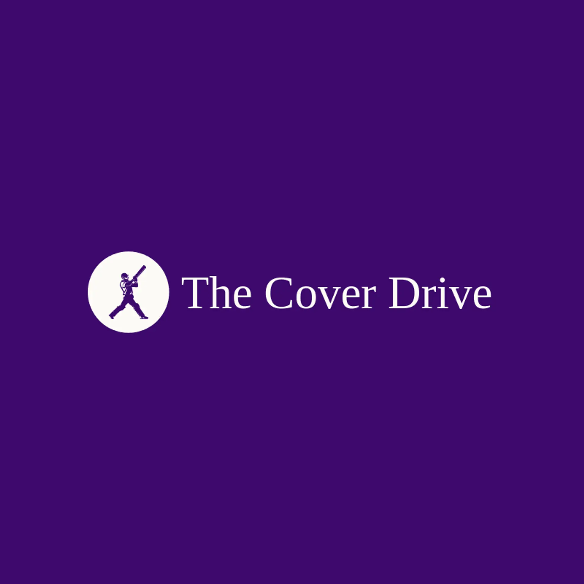 The Cover Drive logo for cricket team
