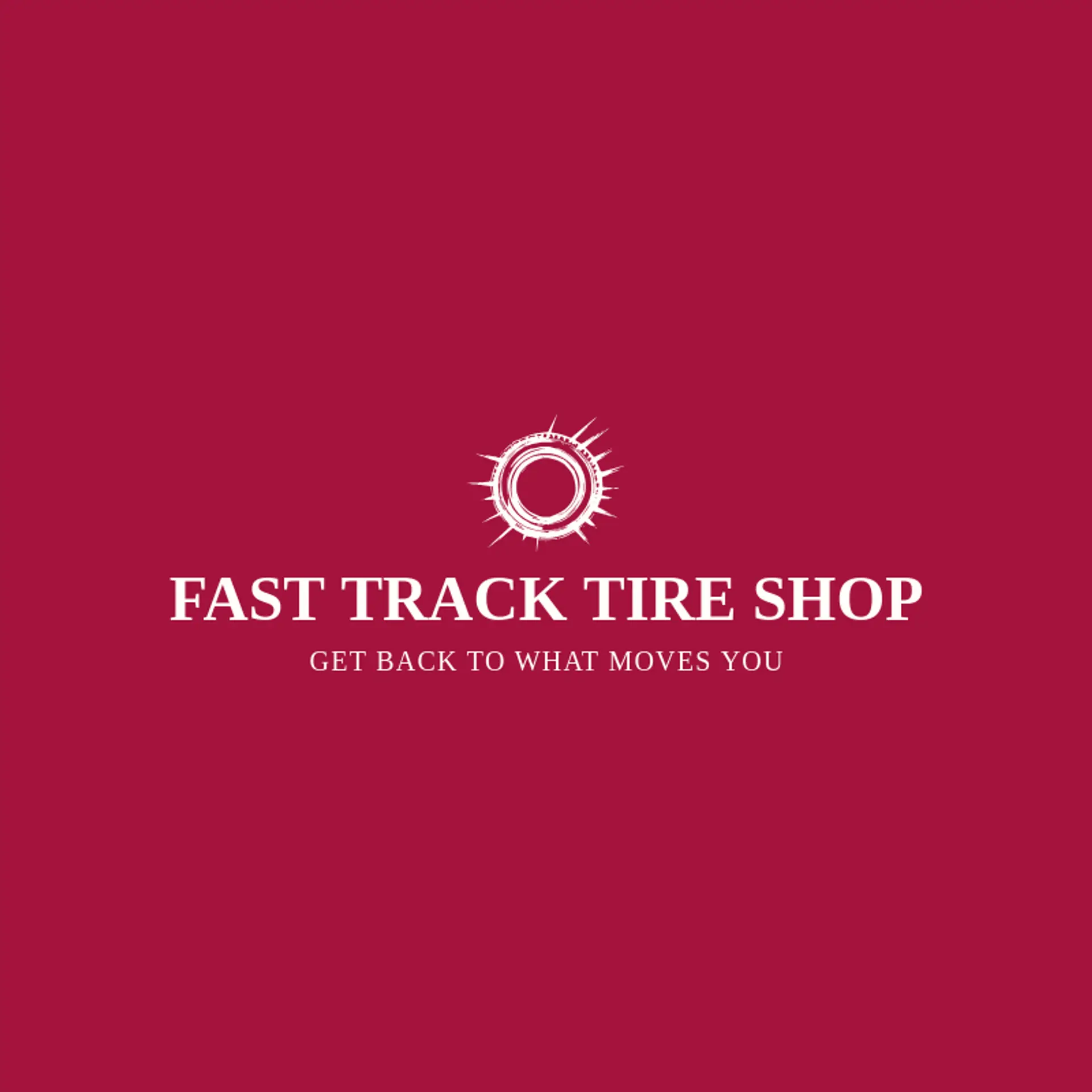 Fast Track Tire Shop logo for tire shop