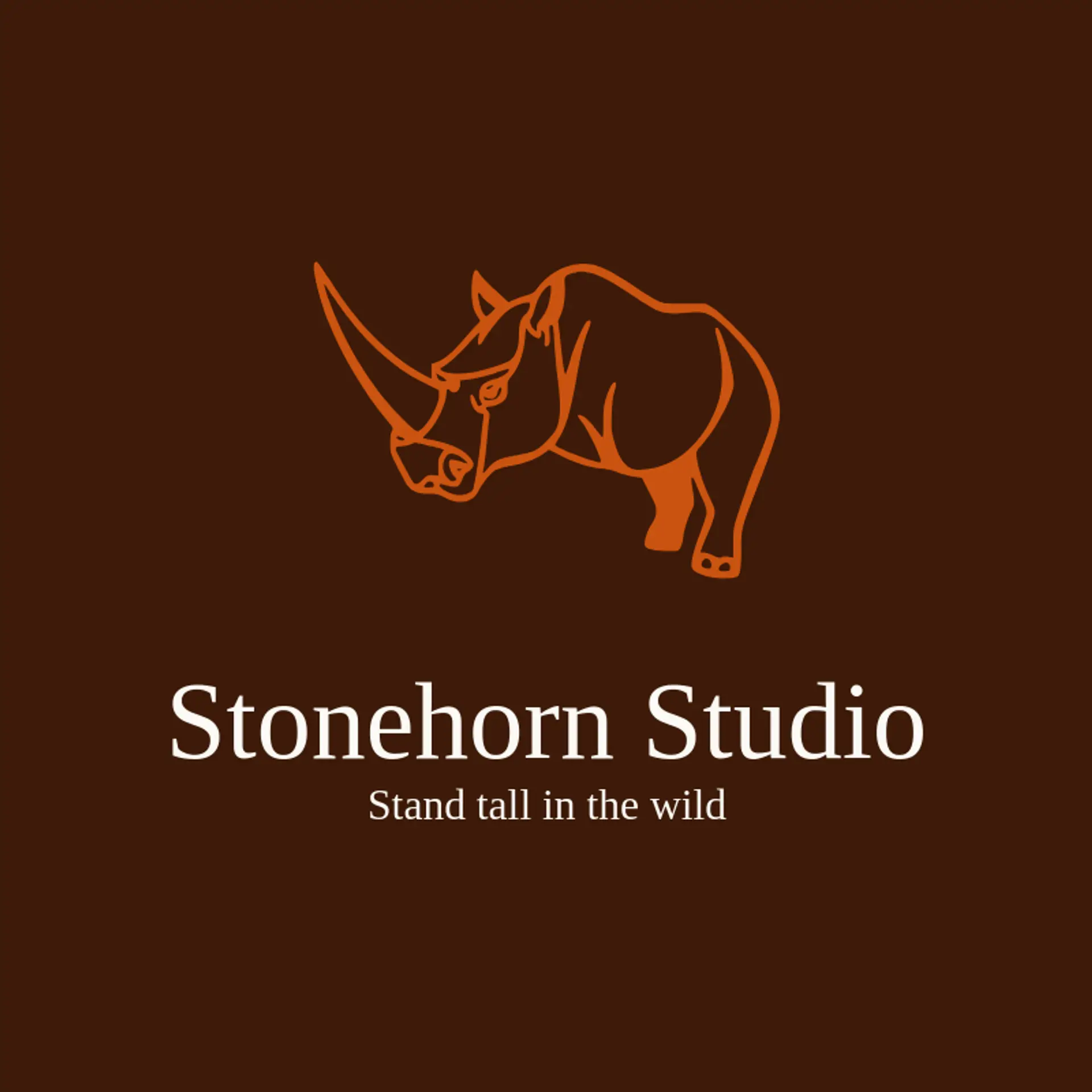 Stonehorn Studio logo for rhino