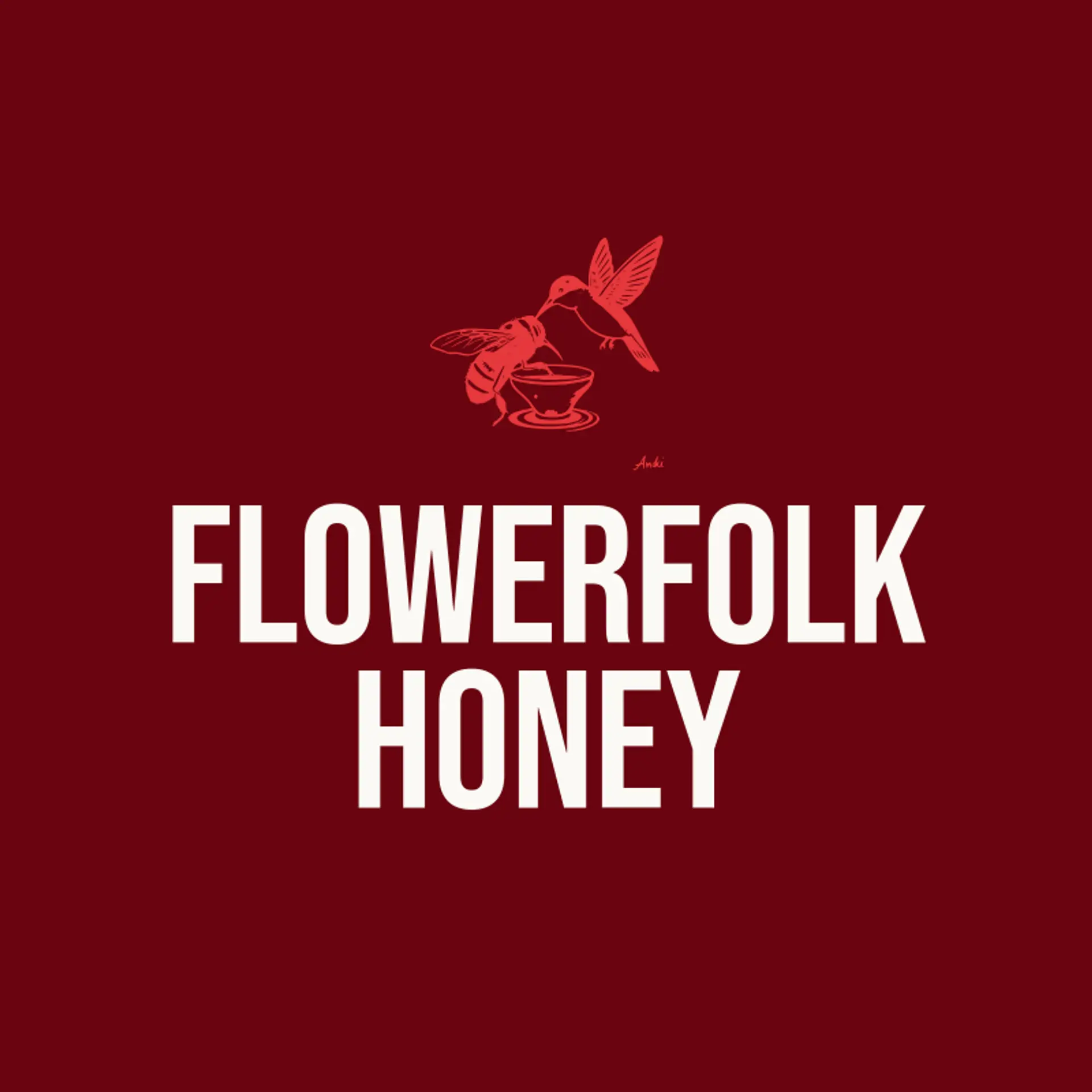 Flowerfolk Honey logo for nectar