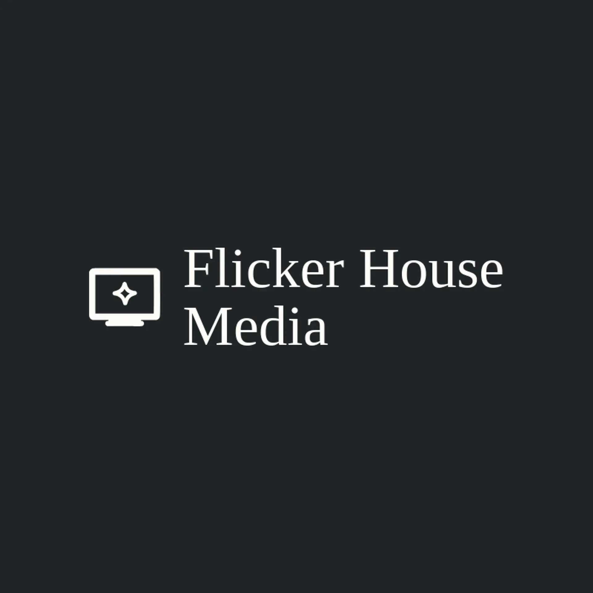 Flicker House Media logo for television